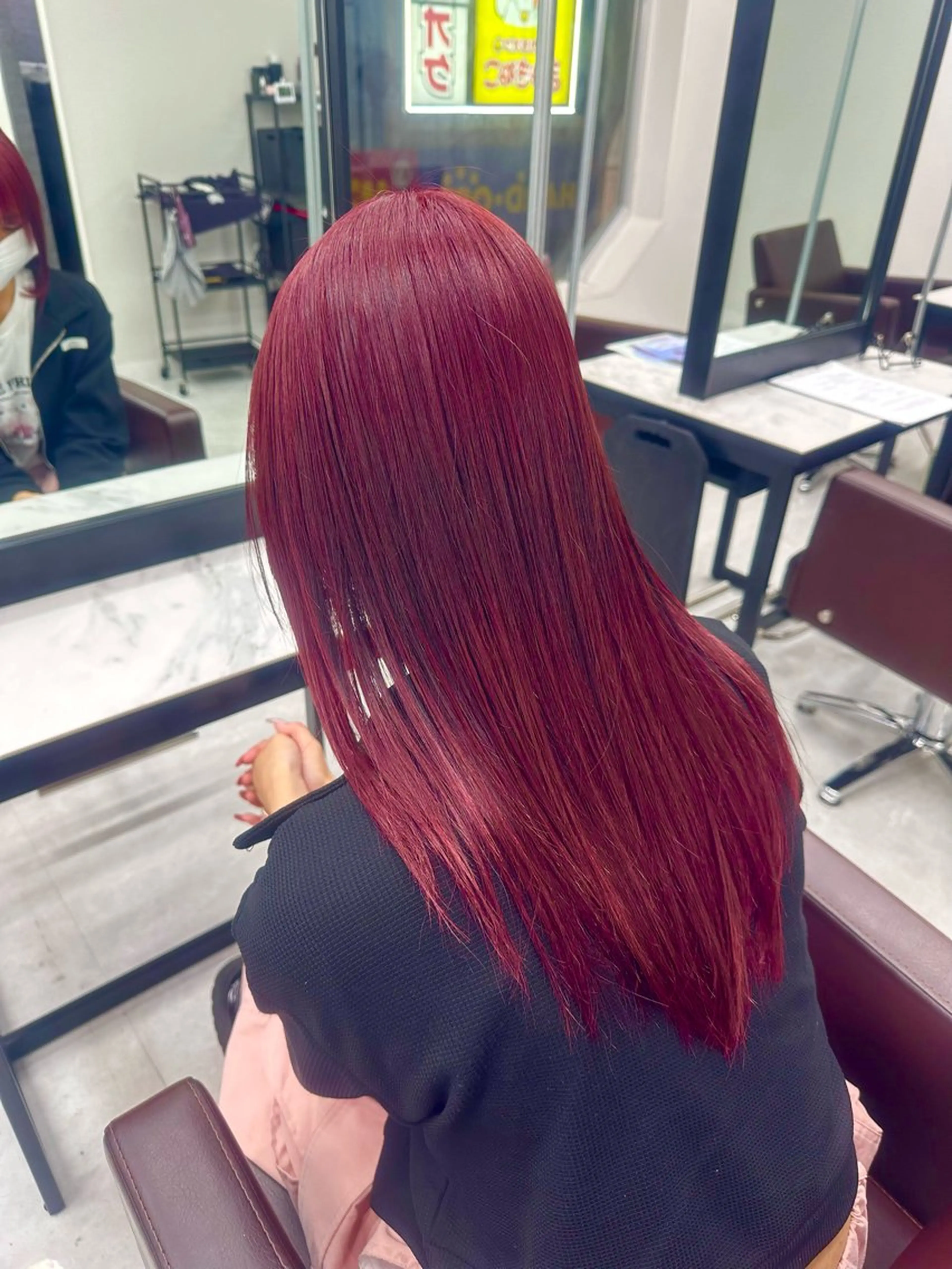 ロング カラー ヘアカラー トリートメント ニュアンス/フェザー /ウルフ/伶馬のヘアスタイル