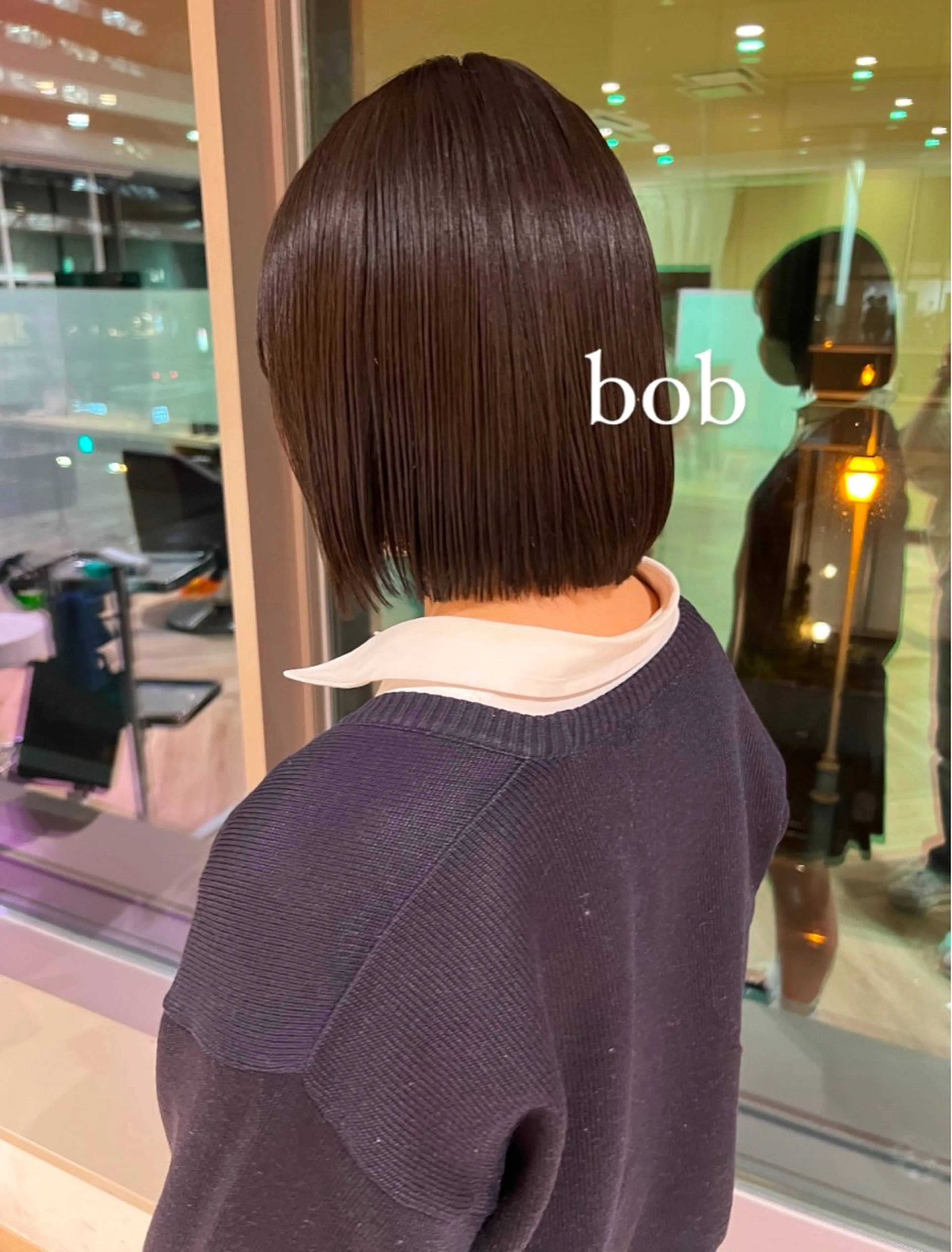 ショート ボブ 外ハネヘア 加納千華 /ボブ/ぱつっとボブのヘアスタイル