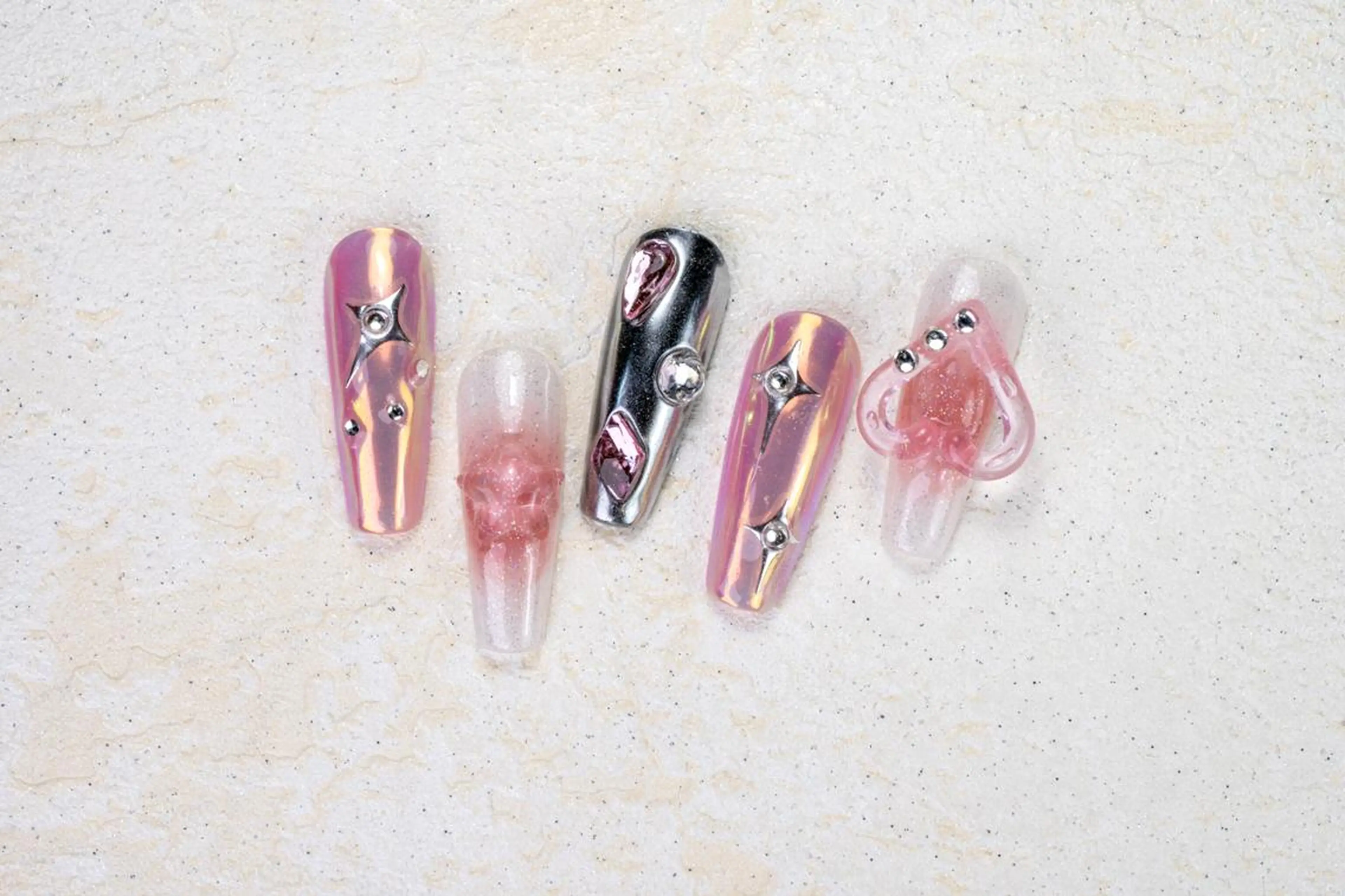 ネイル ハロウィン ロングネイル マグネットネイル スカルプネイル ネイルチップ Mss えりのネイルデザイン