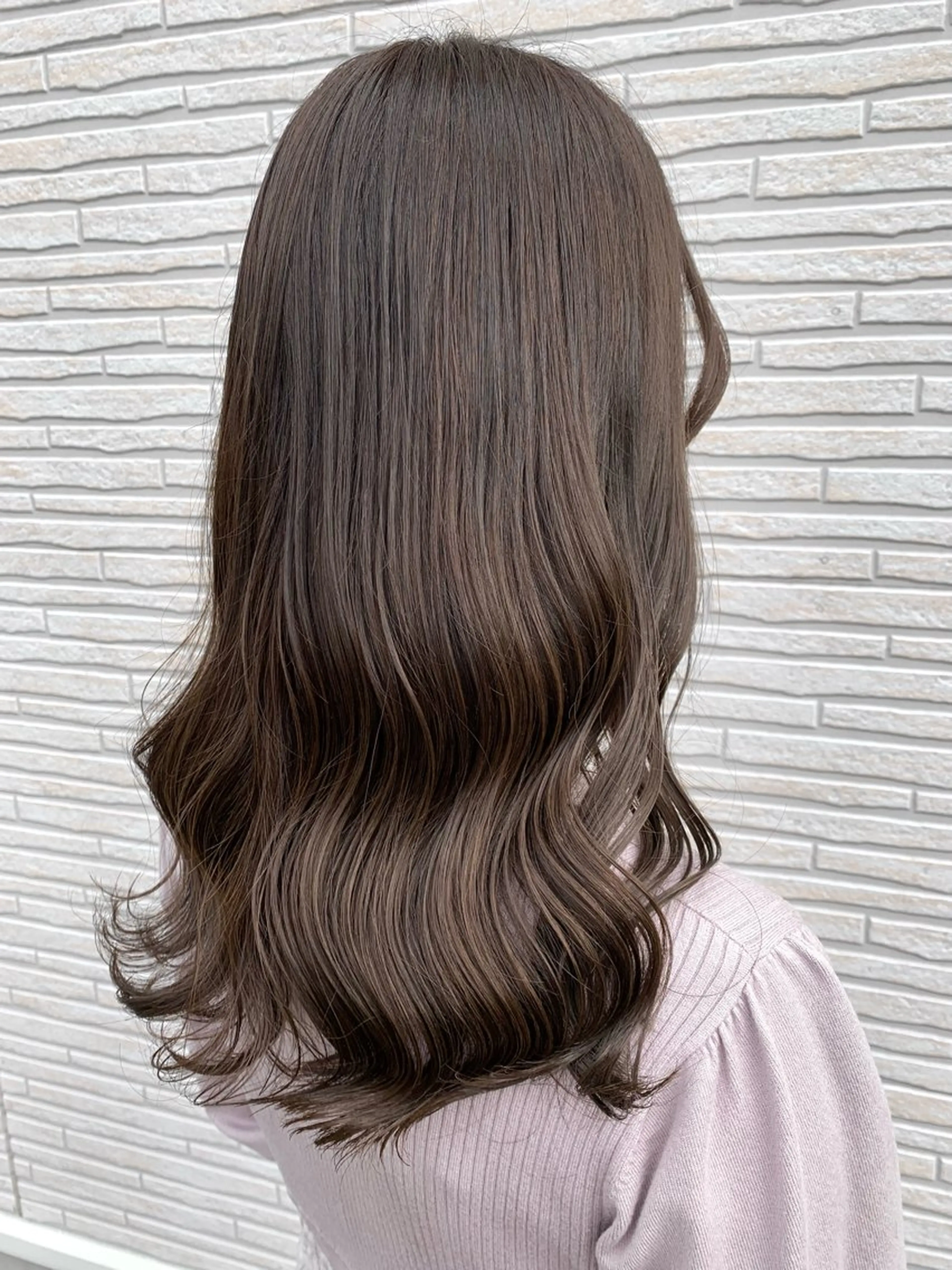 セミロング カット ヘアカラー トリートメント foglia所属・foglia🌼 根本結衣のヘアスタイル