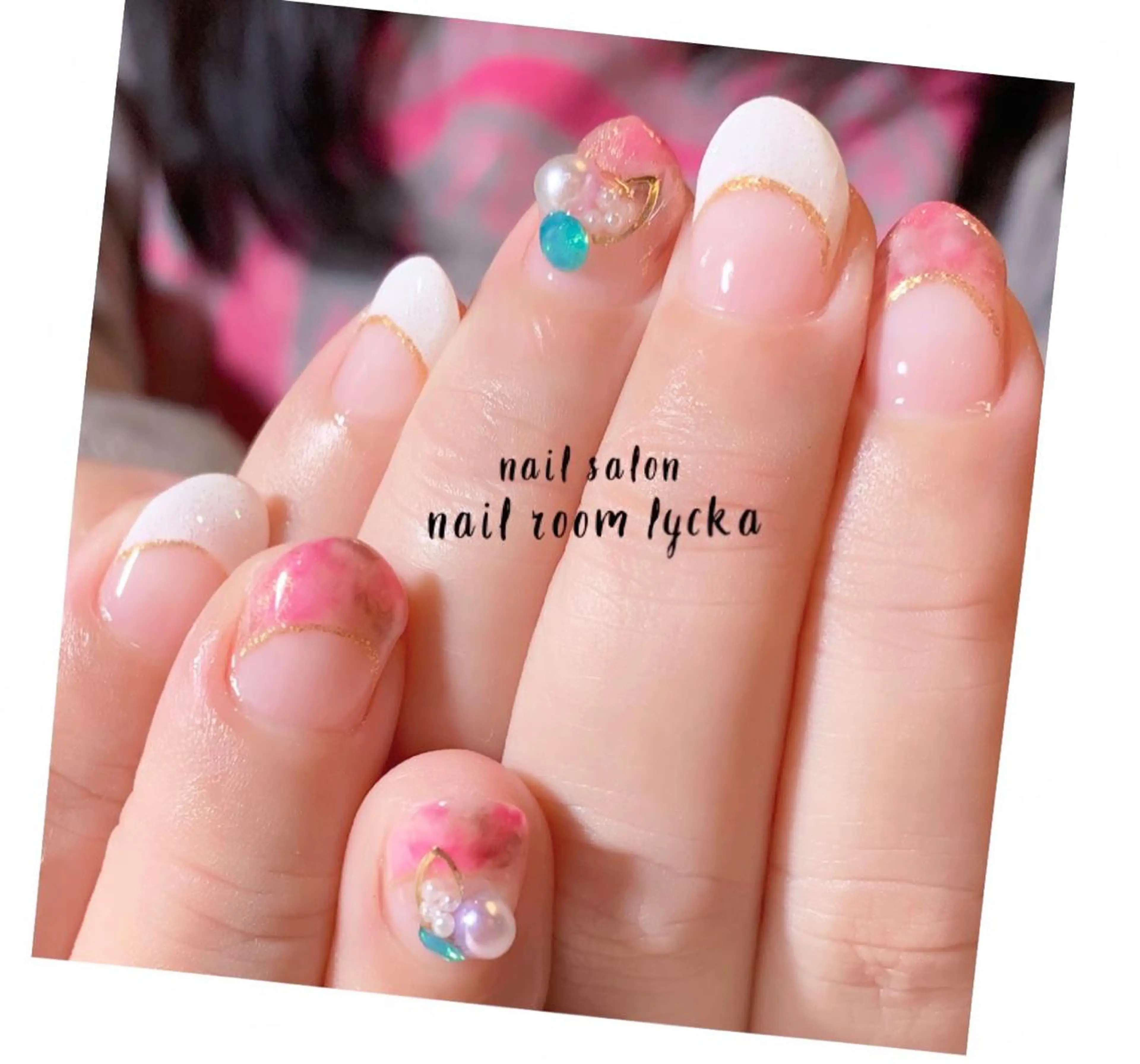 ネイル ﾈｲﾙﾙｰﾑﾘｯｶ 𝐦𝐚𝐲𝐮のネイルデザイン