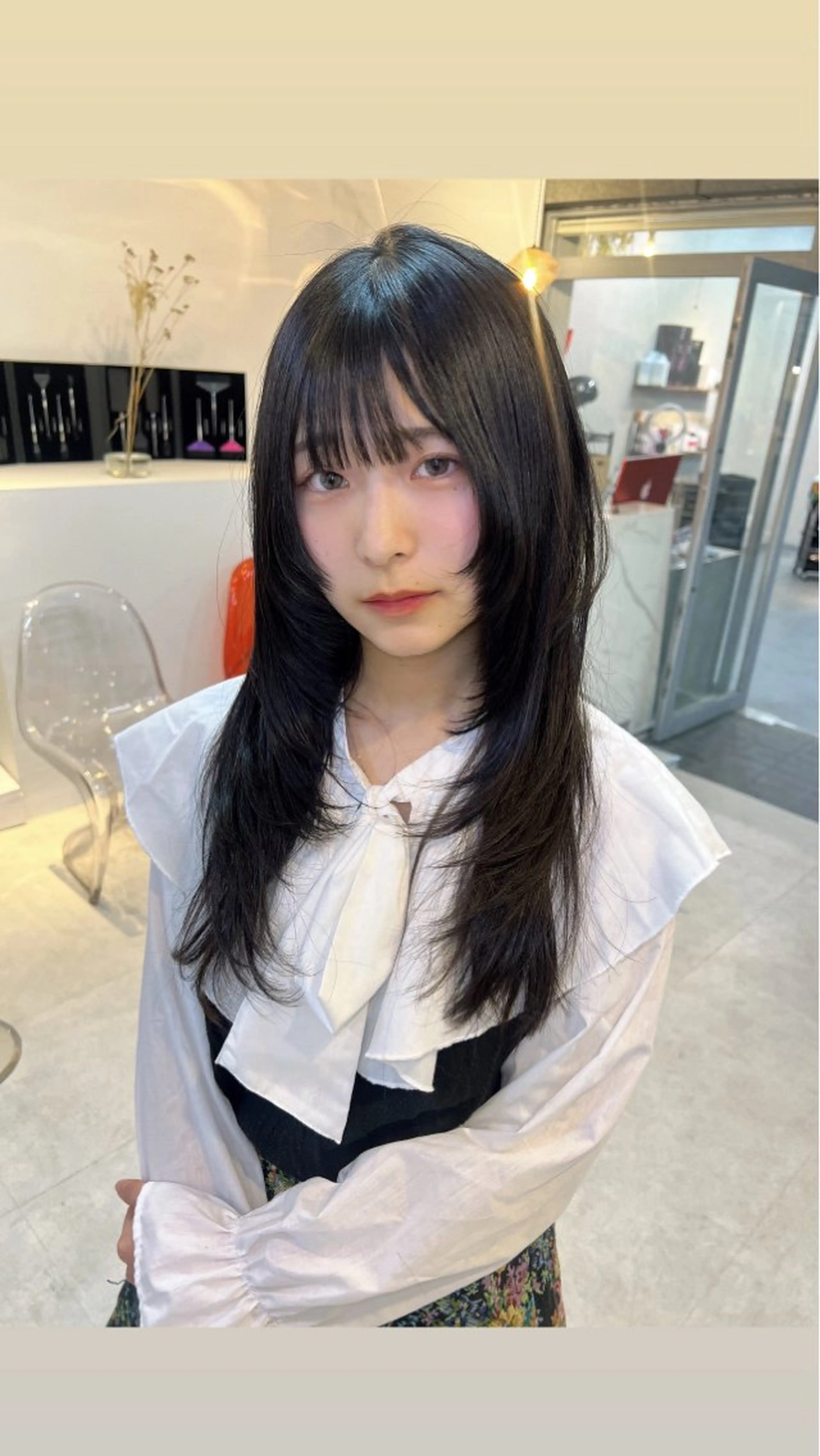 ロング 【ロングウルフカット 姫カット】伊藤裕哉のヘアスタイル