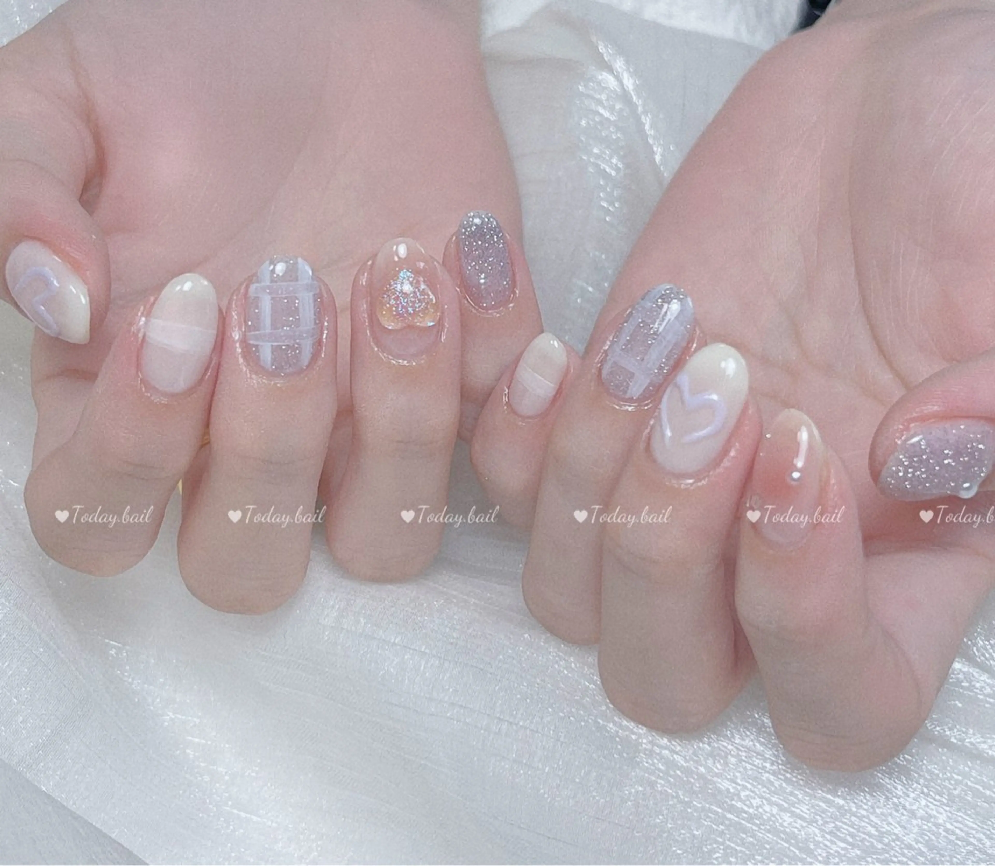 ネイル ジェルネイル 持ち込み ハンドネイル 🎀Today nail💅のネイルデザイン