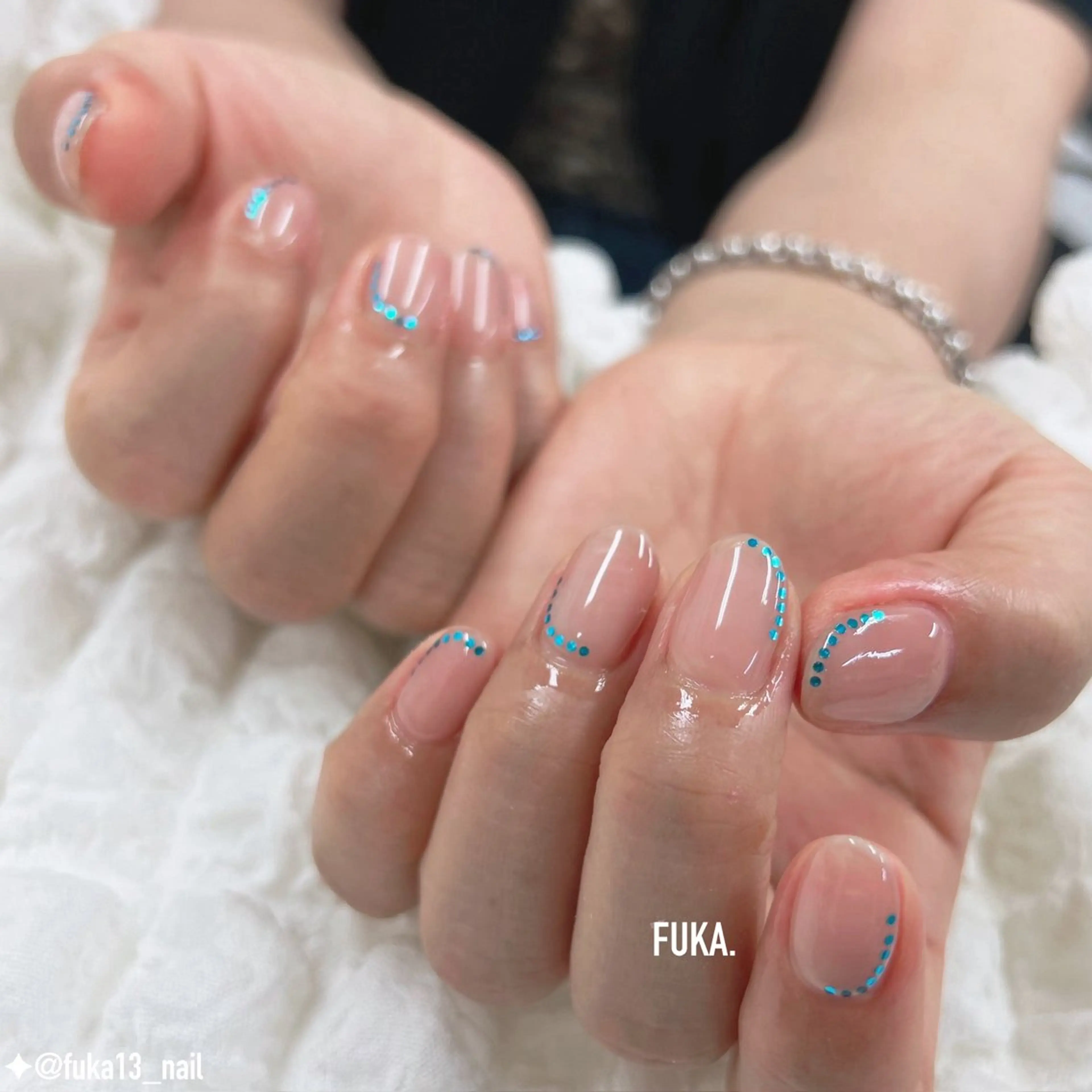 ネイル ニュアンスネイル オフィスネイル シンプルネイル ハンドネイル ネイルサロンAnela【アネラ】所属・Nail♡Fuka. /4月予約受付中のネイルデザイン