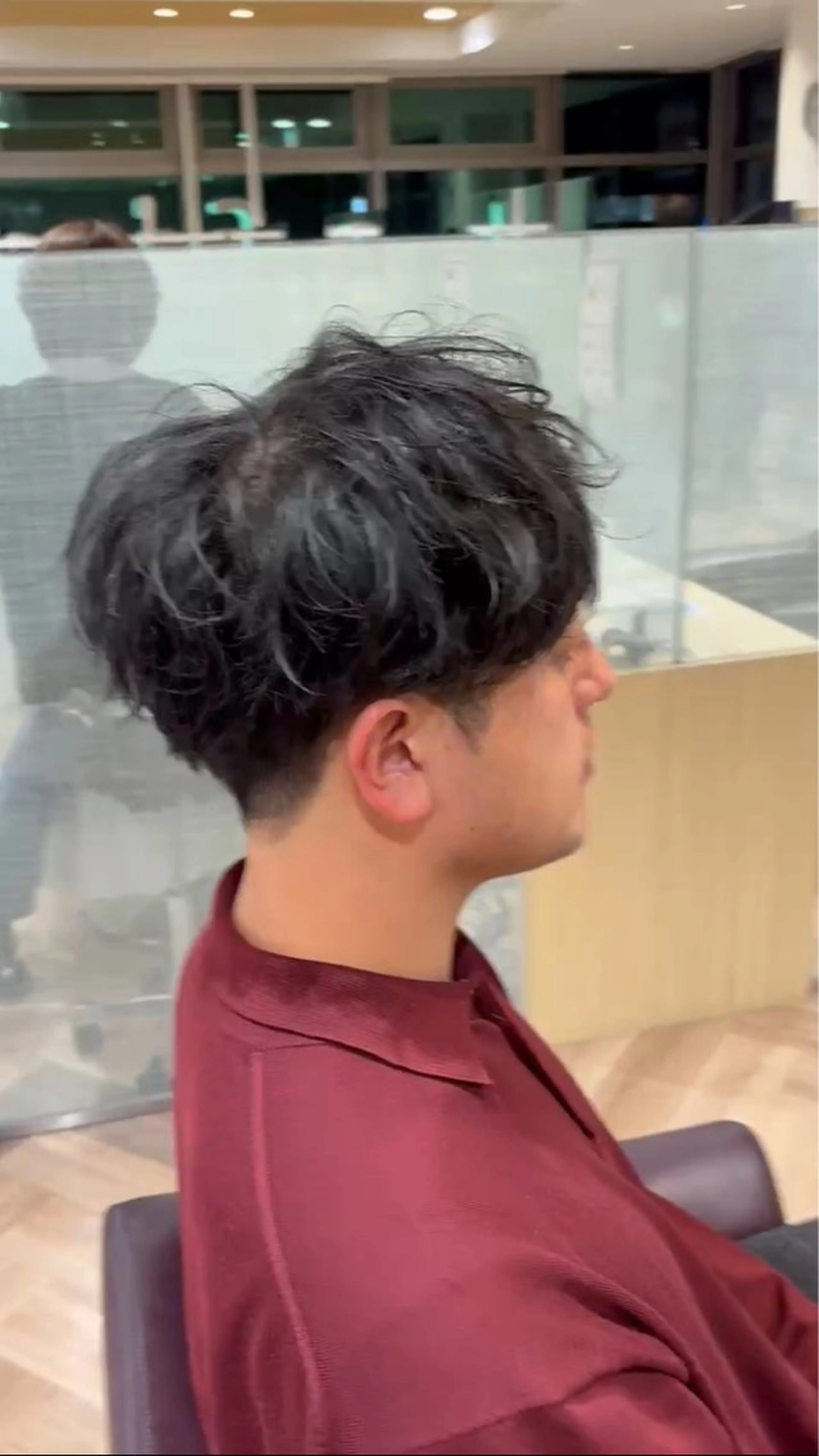 メンズ メンズ特化/フェザー /パーマ/伊勢元のヘアスタイル