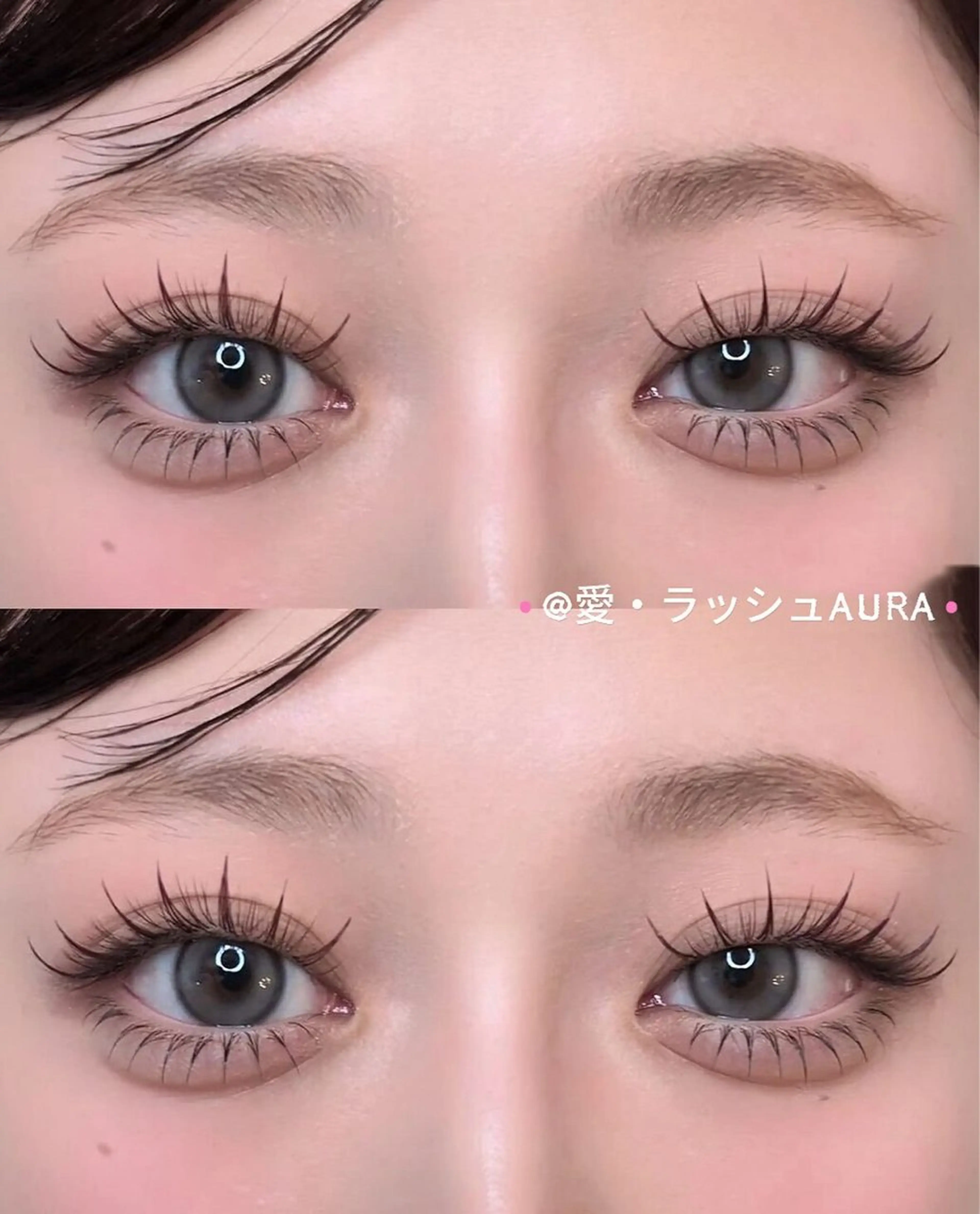 マツエク【写真映えNo.1アイ】🎀 ワンホンマツエク上120束と下20本 束感×濃密♡に✨ ¥7980の写真