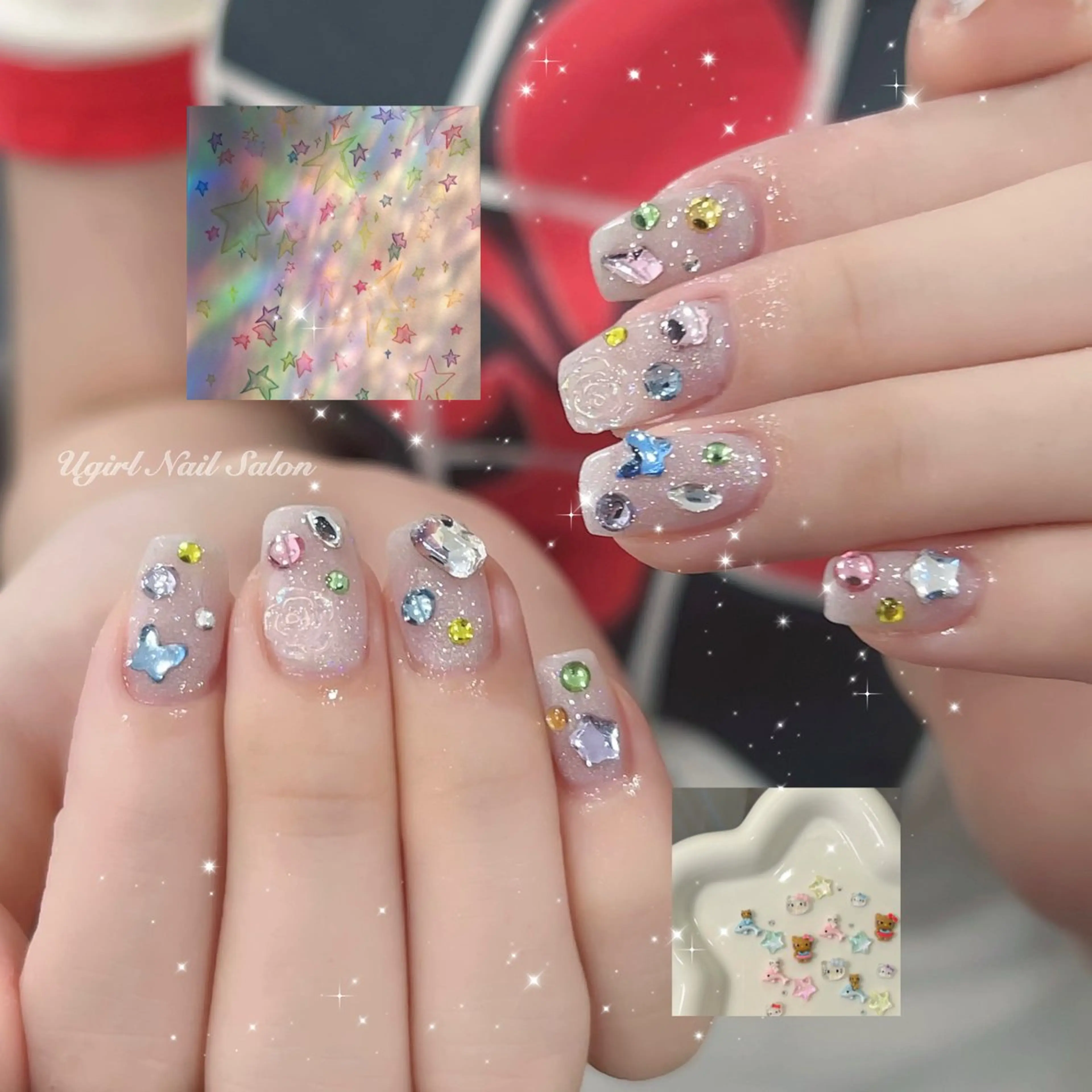 ネイル ハンドネイル 🪄mimi🎀 Midori🪽のネイルデザイン