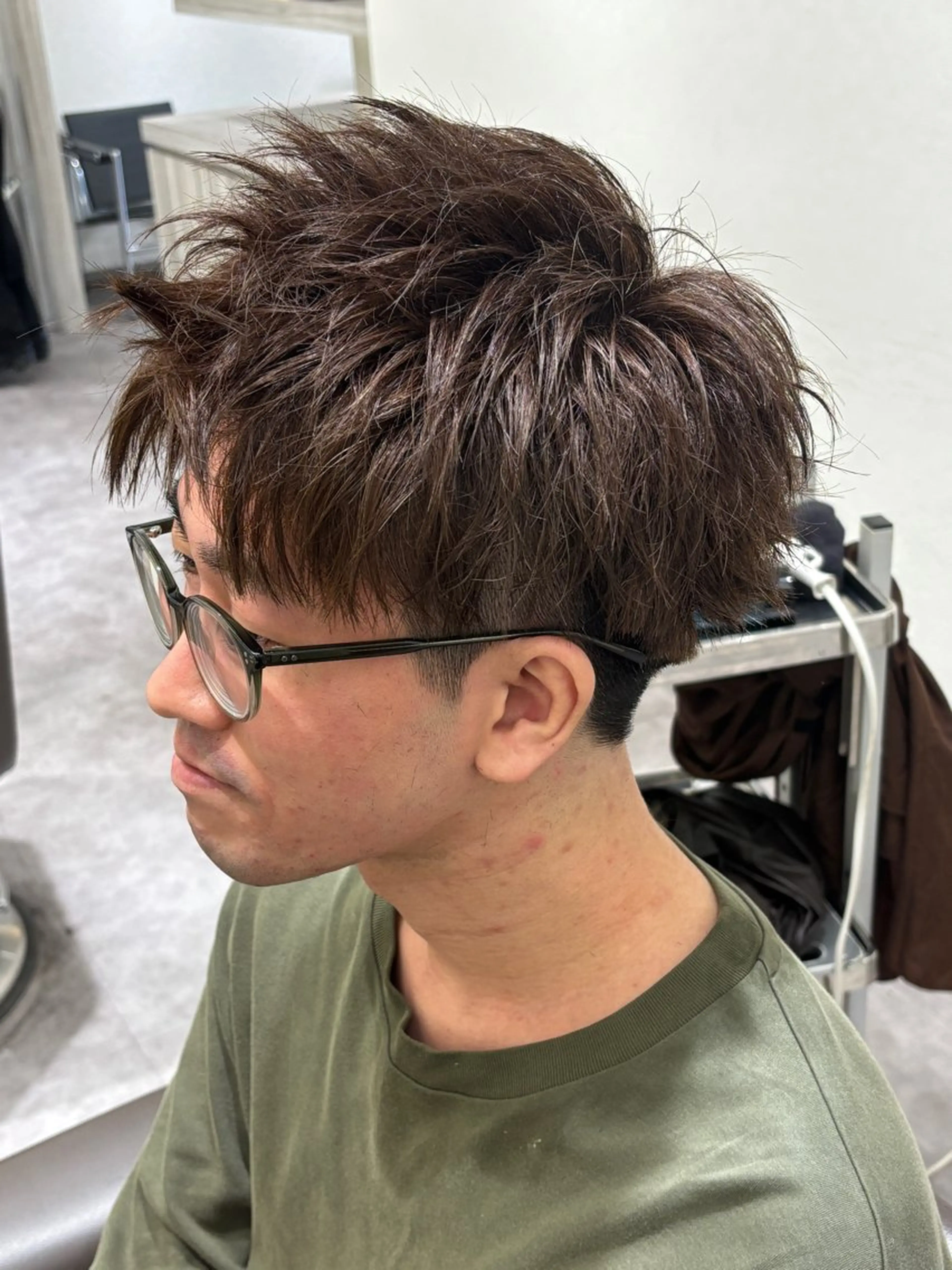 ショート カラー メンズ カット ヘアカラー 鈴木 颯のヘアスタイル