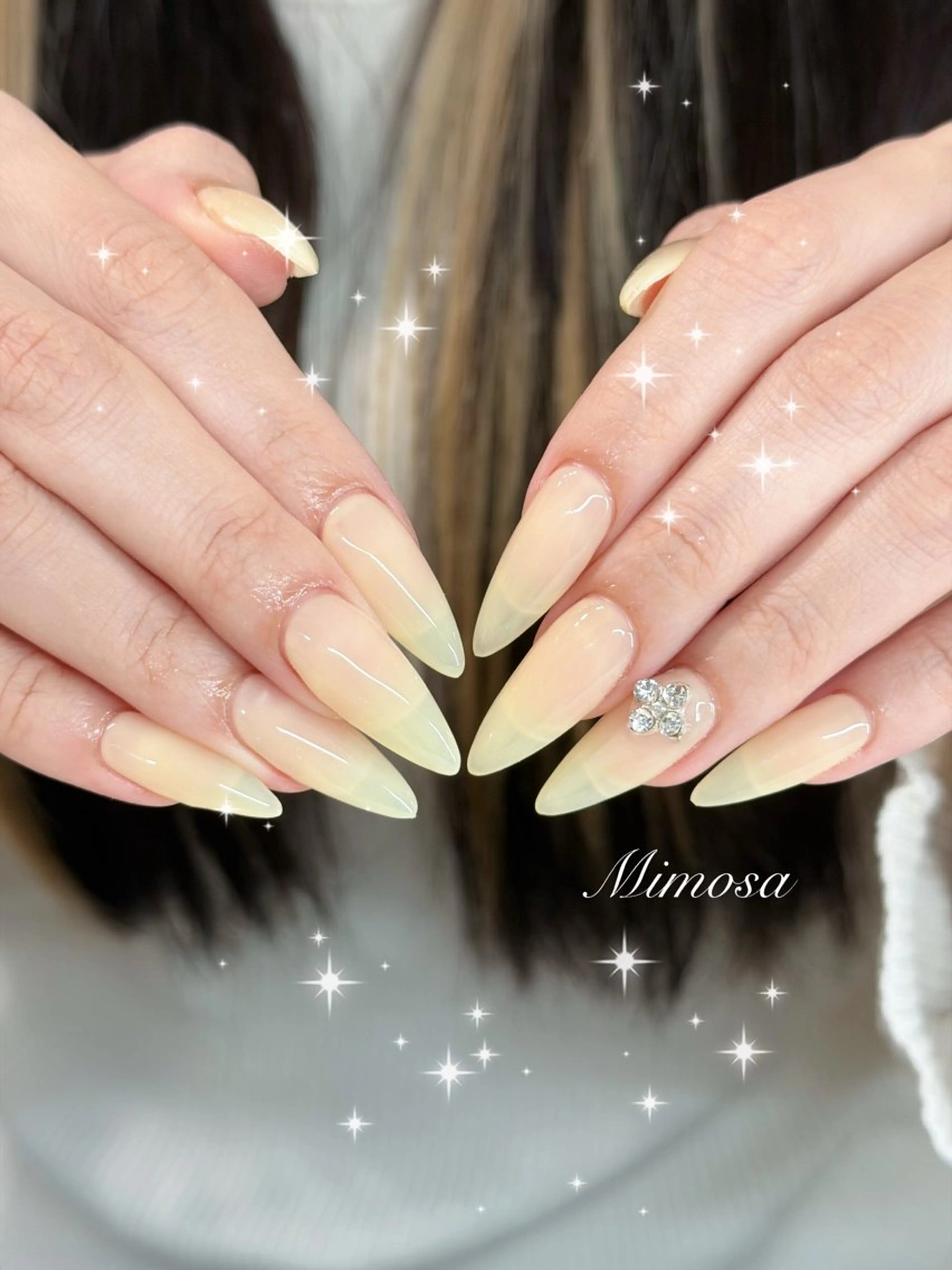 ネイル ハンドネイル 🫧Mimosa 吉祥寺のネイルデザイン