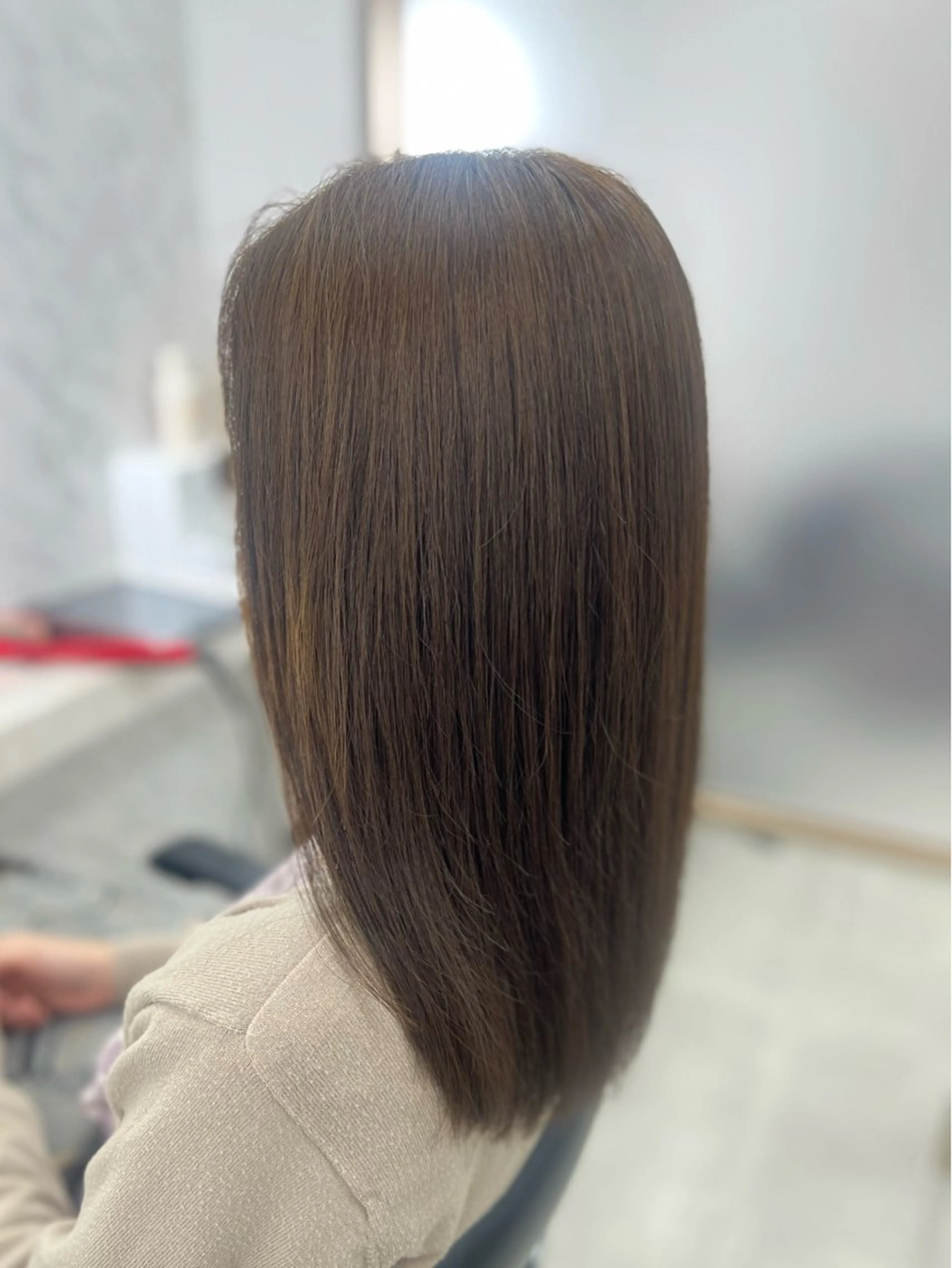 ミディアム カラー ベージュカラー オリーブベージュ ‎🤍透明感カラー︎ ‎🤍YUURI🤍のヘアスタイル