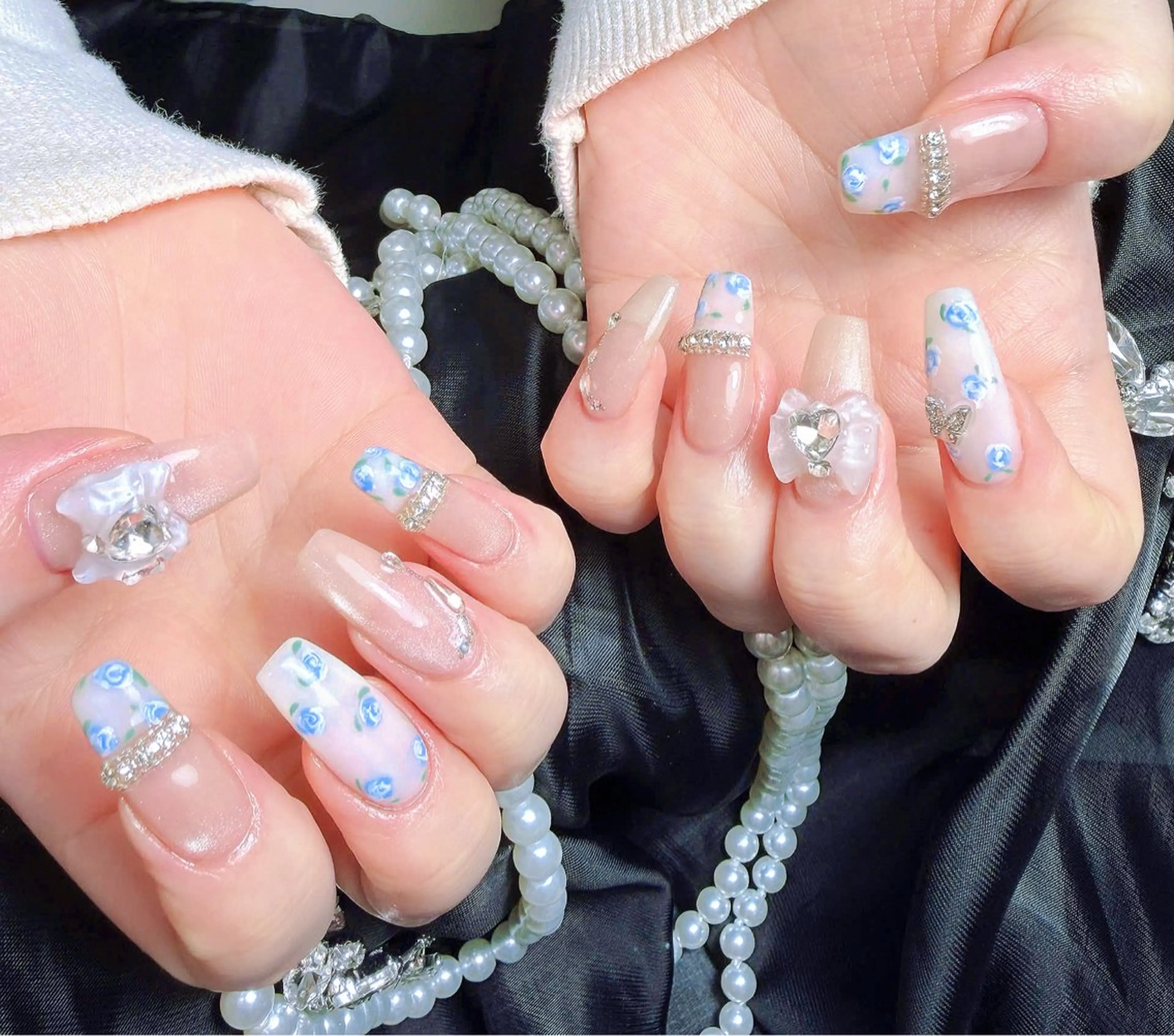 ネイル キラキラネイル マグネットネイル ぷっくりネイル 春ネイル ワンホンネイル ハンドネイル Candy Nailのネイルデザイン
