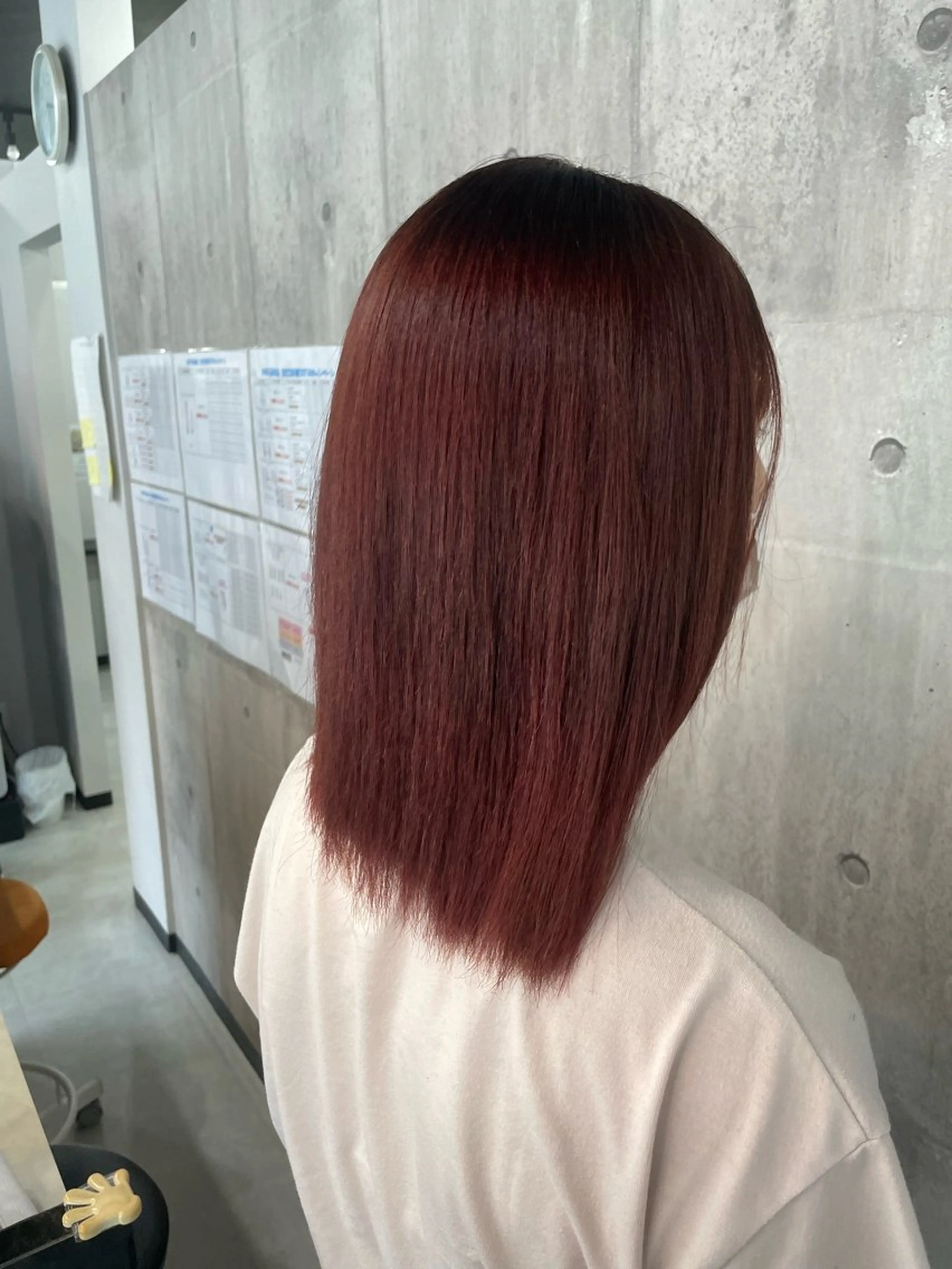 ミディアム 縮毛矯正 縮毛矯正 _White 浜松所属・ルミナホワイト 店長 もえかのヘアスタイル