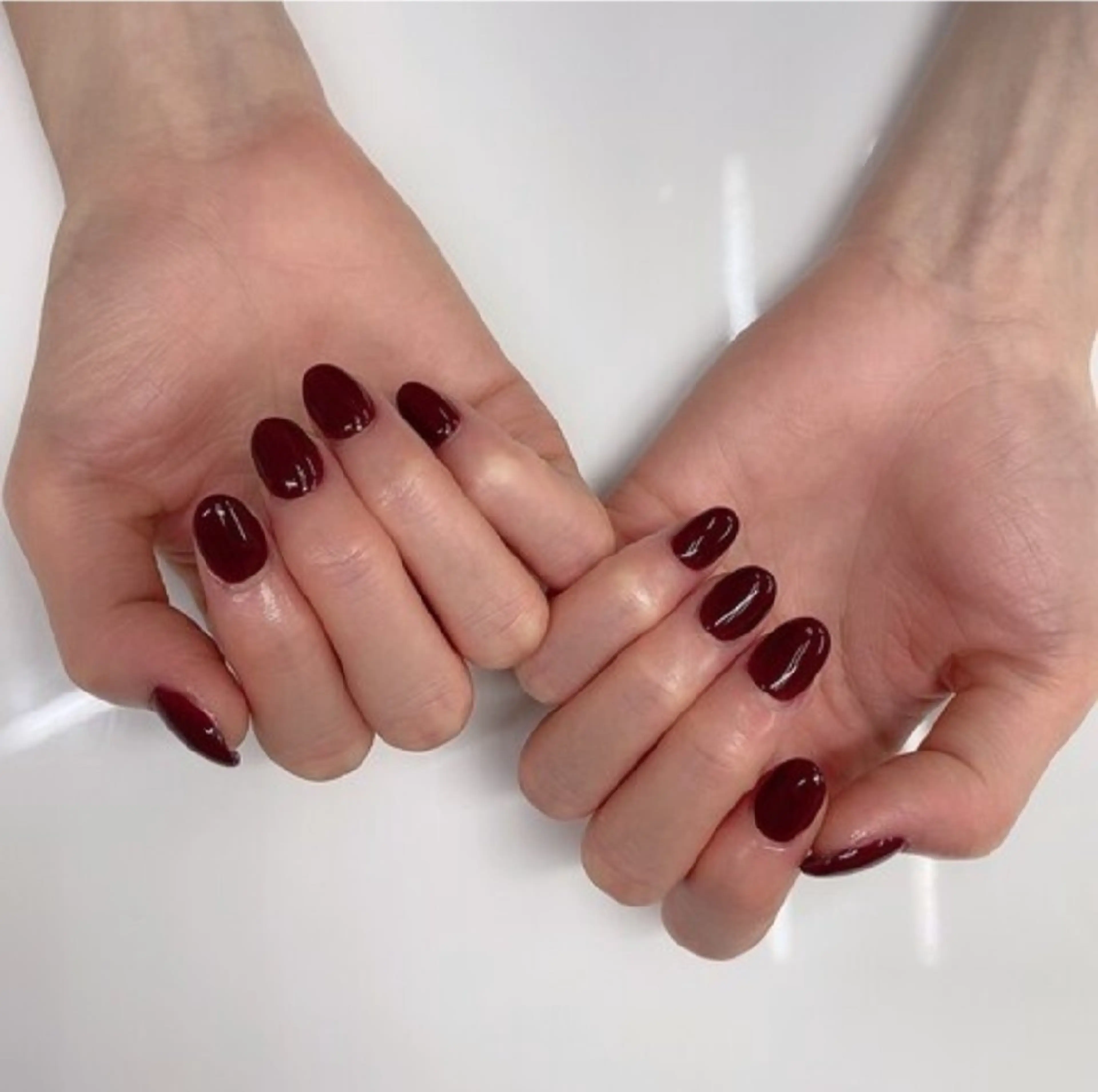 ① 🫳ハンド　ワンカラー／ラメグラデーションの写真