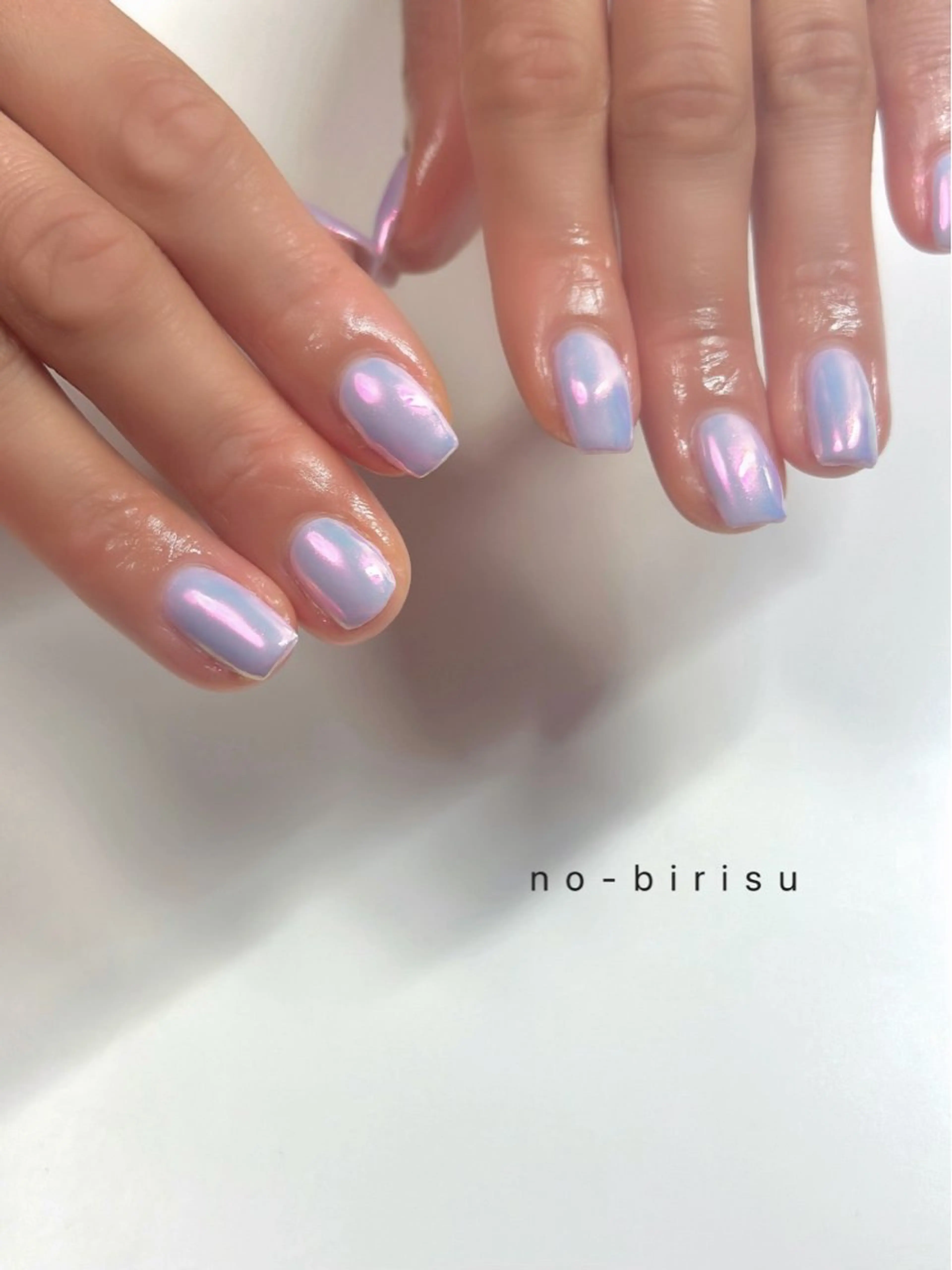 ネイル ミラーネイル ハンドネイル no-birisu nailのネイルデザイン