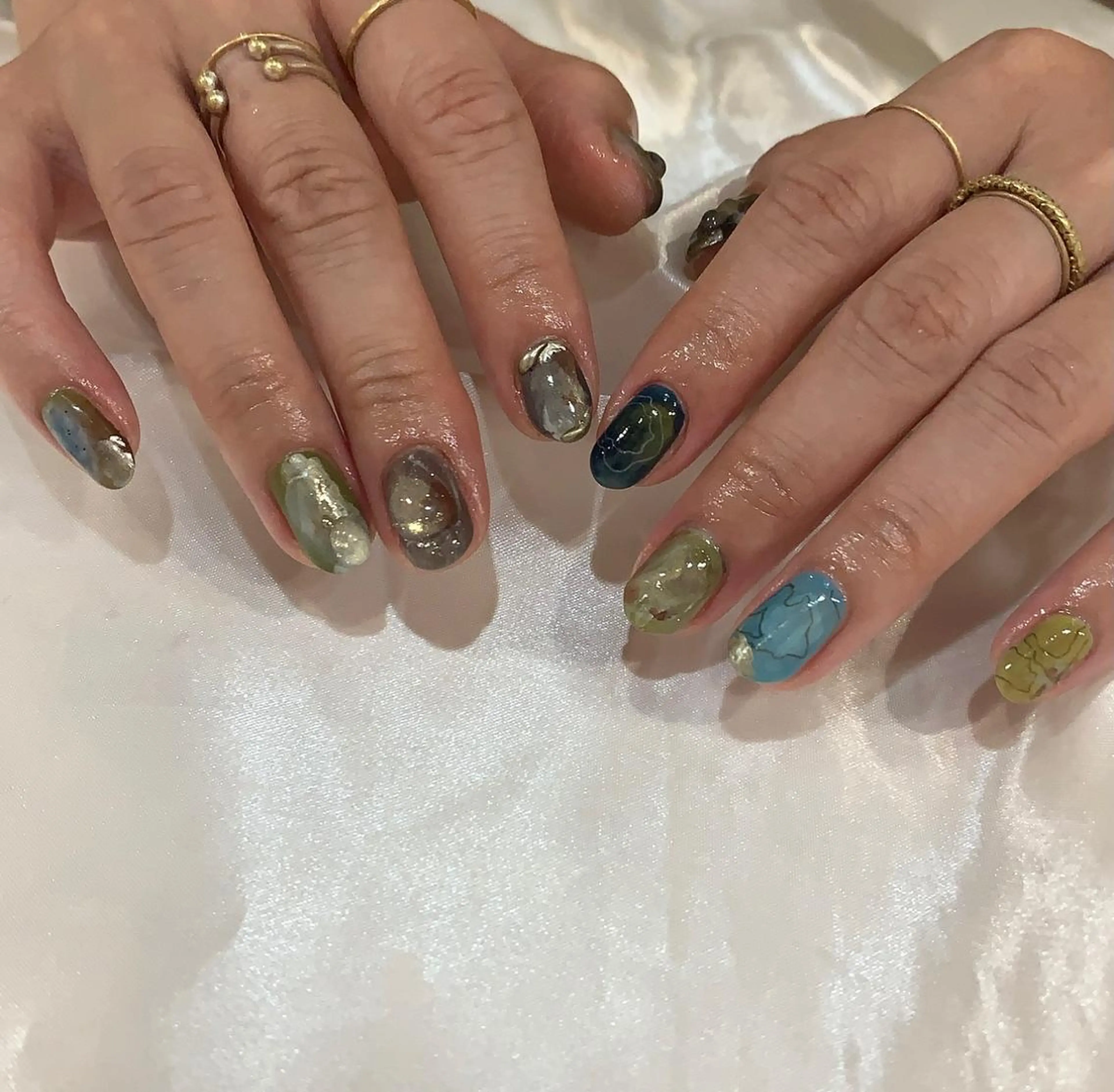 ネイル ハンドネイル にしぐち はるかのネイルデザイン