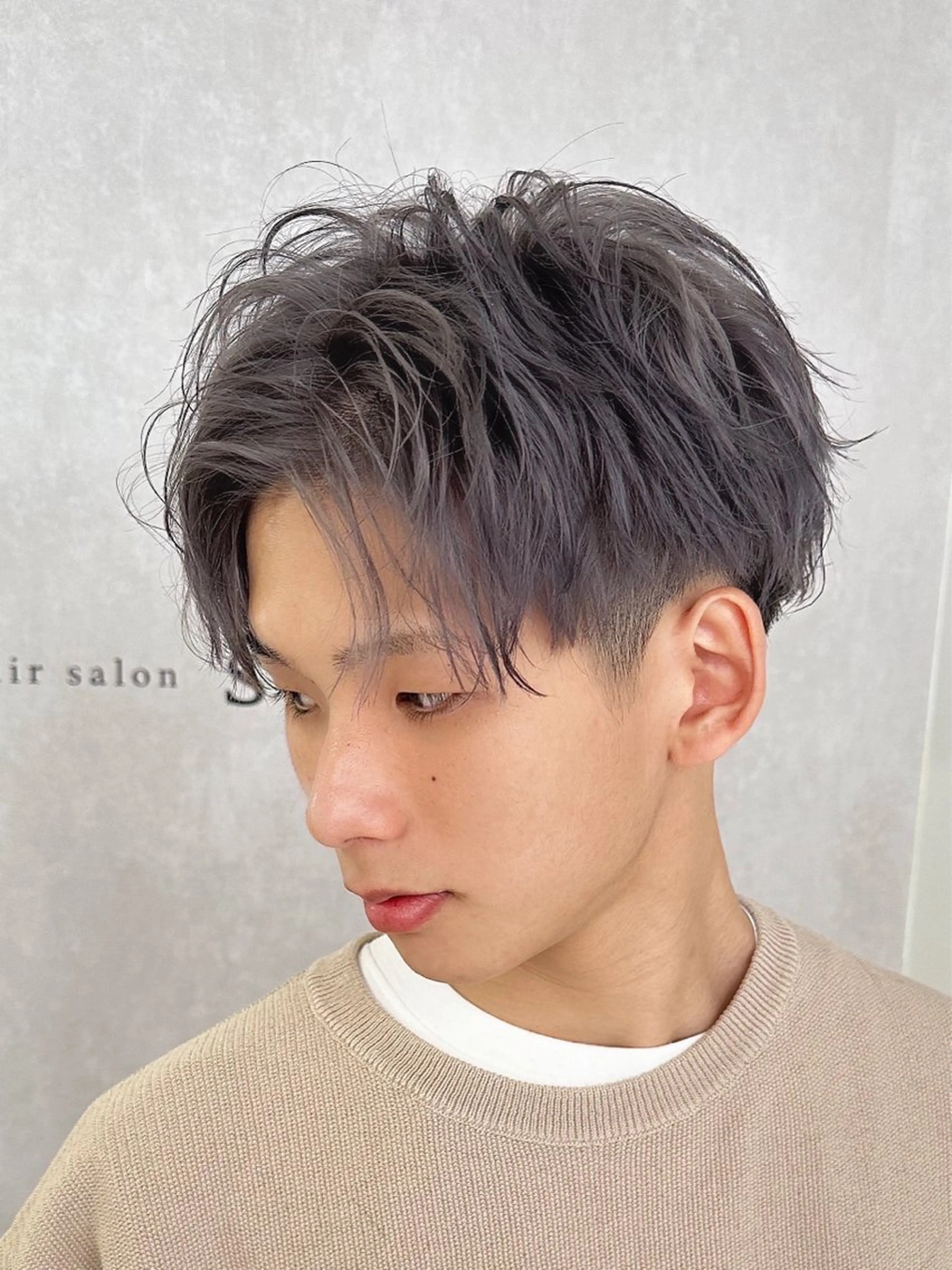 カラー メンズ ヘアカラー 濱口 健慎のヘアスタイル
