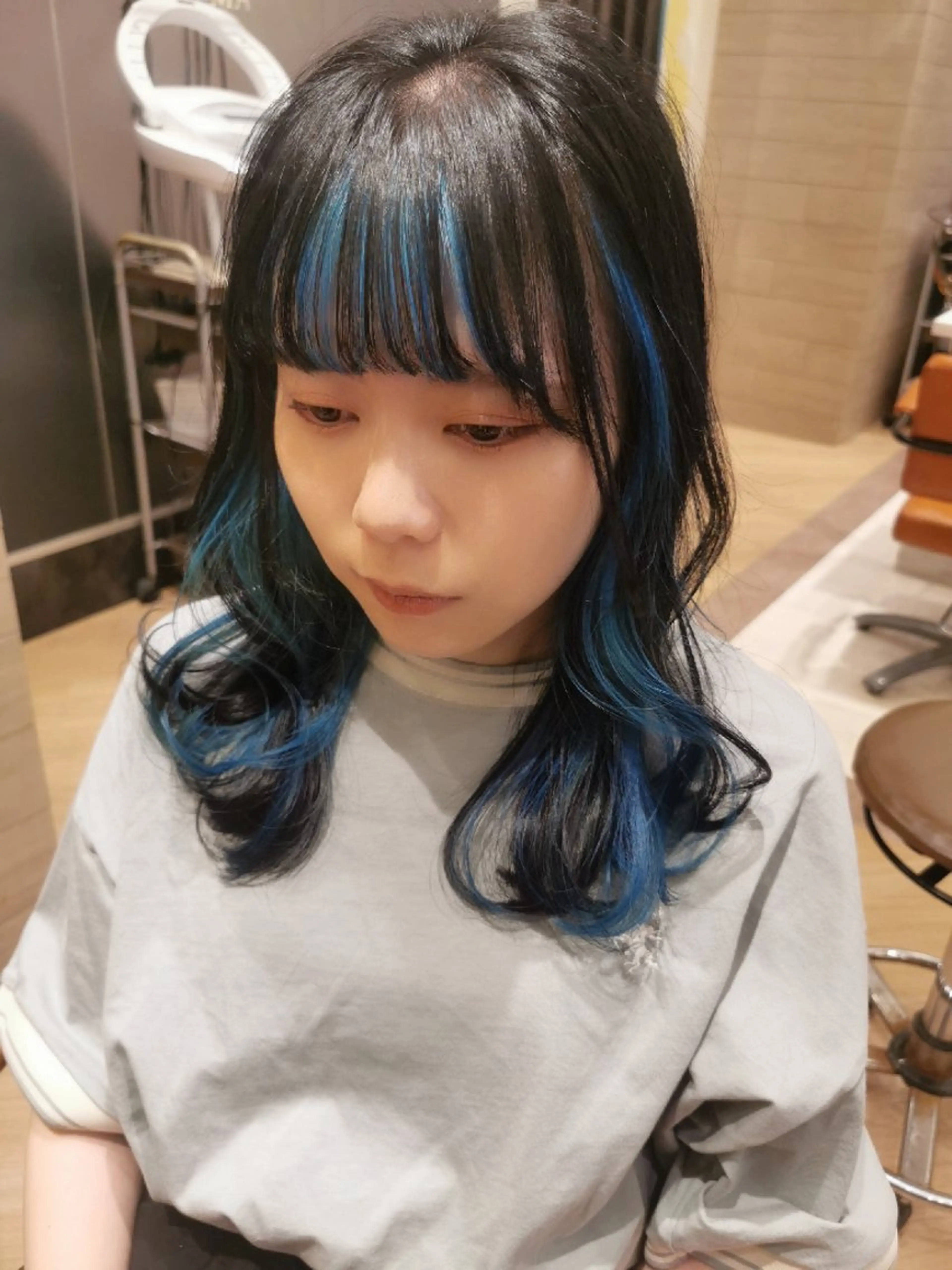 ミディアム カラー ブリーチ ★YUKI ★のヘアスタイル