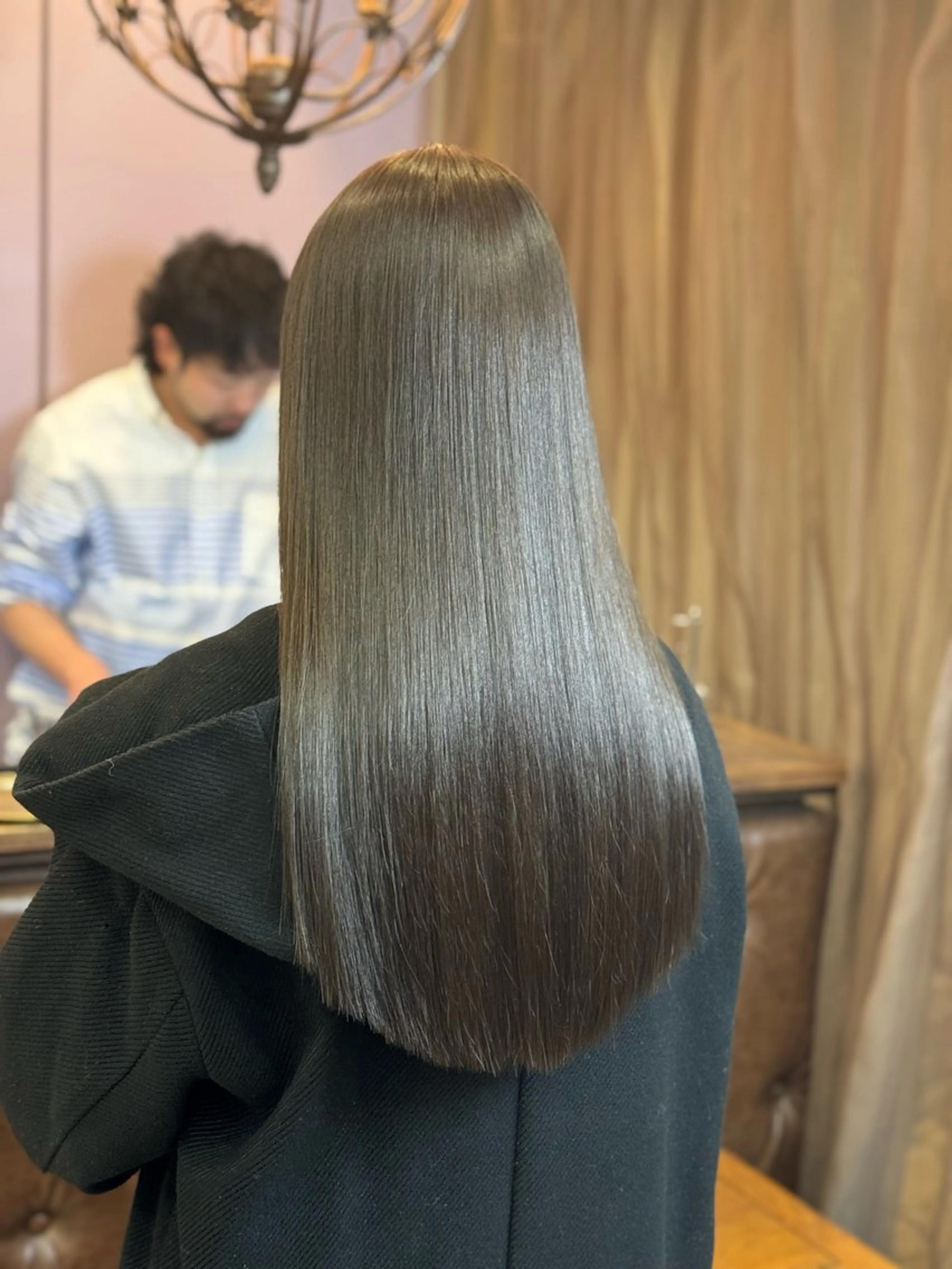 ロング 髪質改善 カット 縮毛矯正 ウルフ/レイヤー /髪質改善　ナユタのヘアスタイル