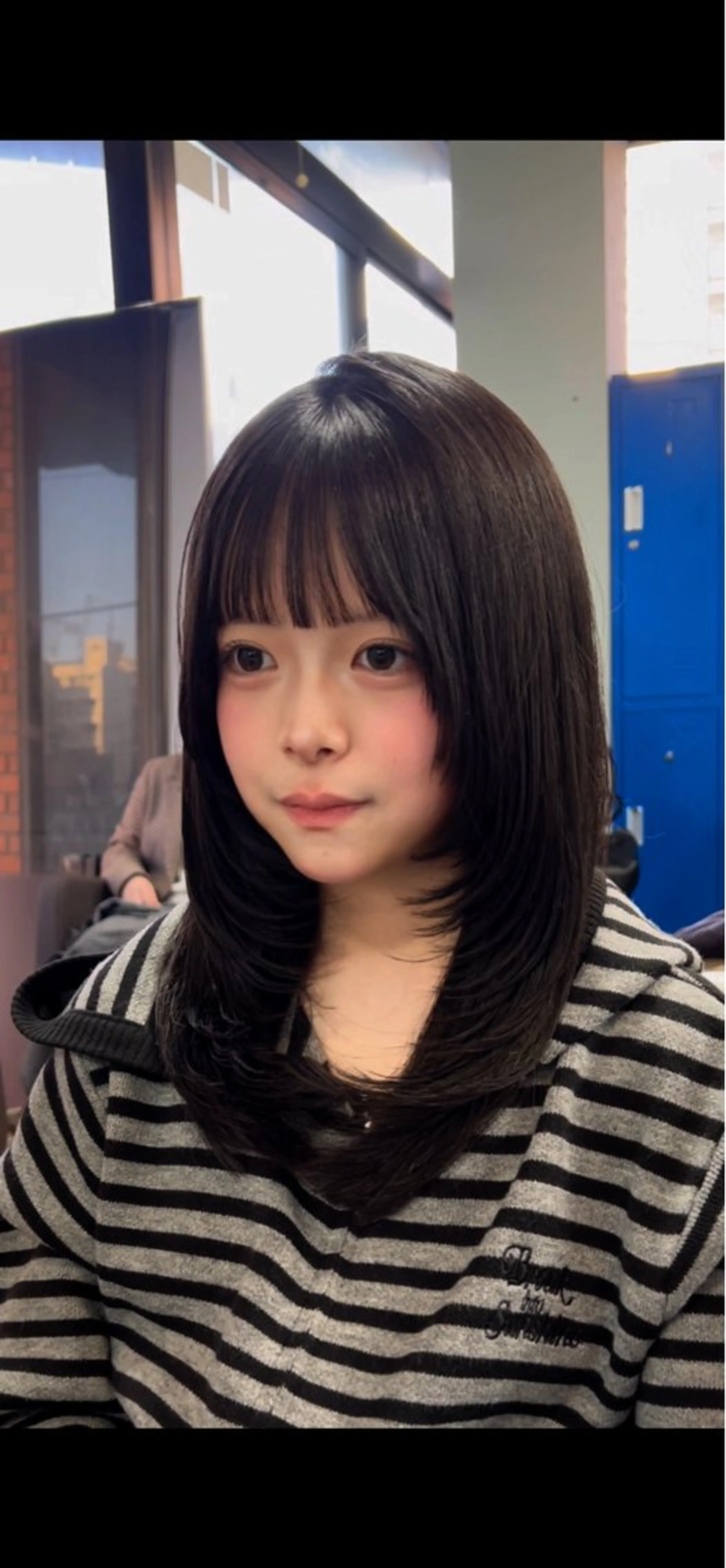 ミディアム レイヤーカット カット ヘアカラー トリートメント kokoro/ レイヤーstyle✭のヘアスタイル