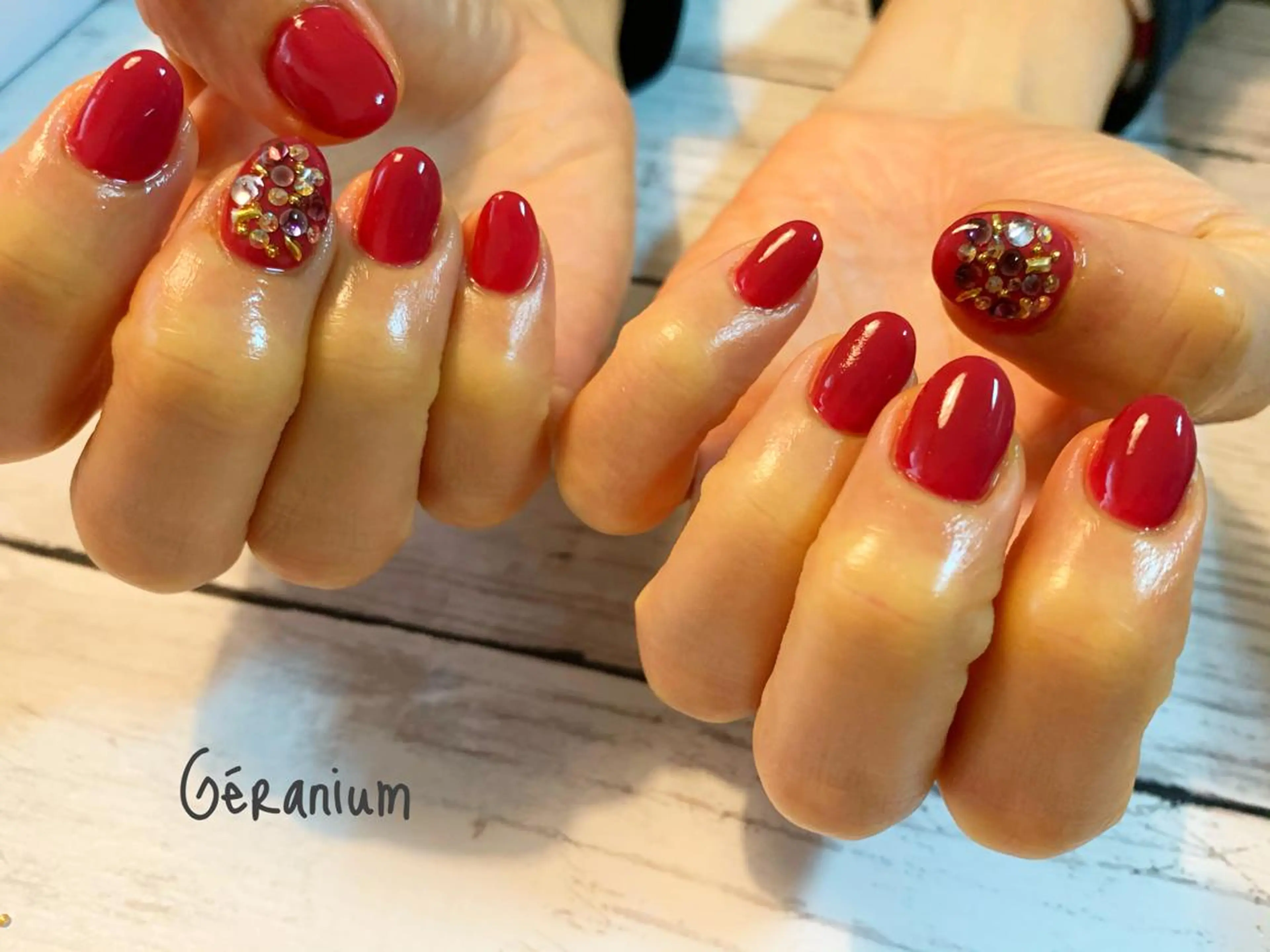 ネイル ハンドネイル GéRanium Harukaのネイルデザイン