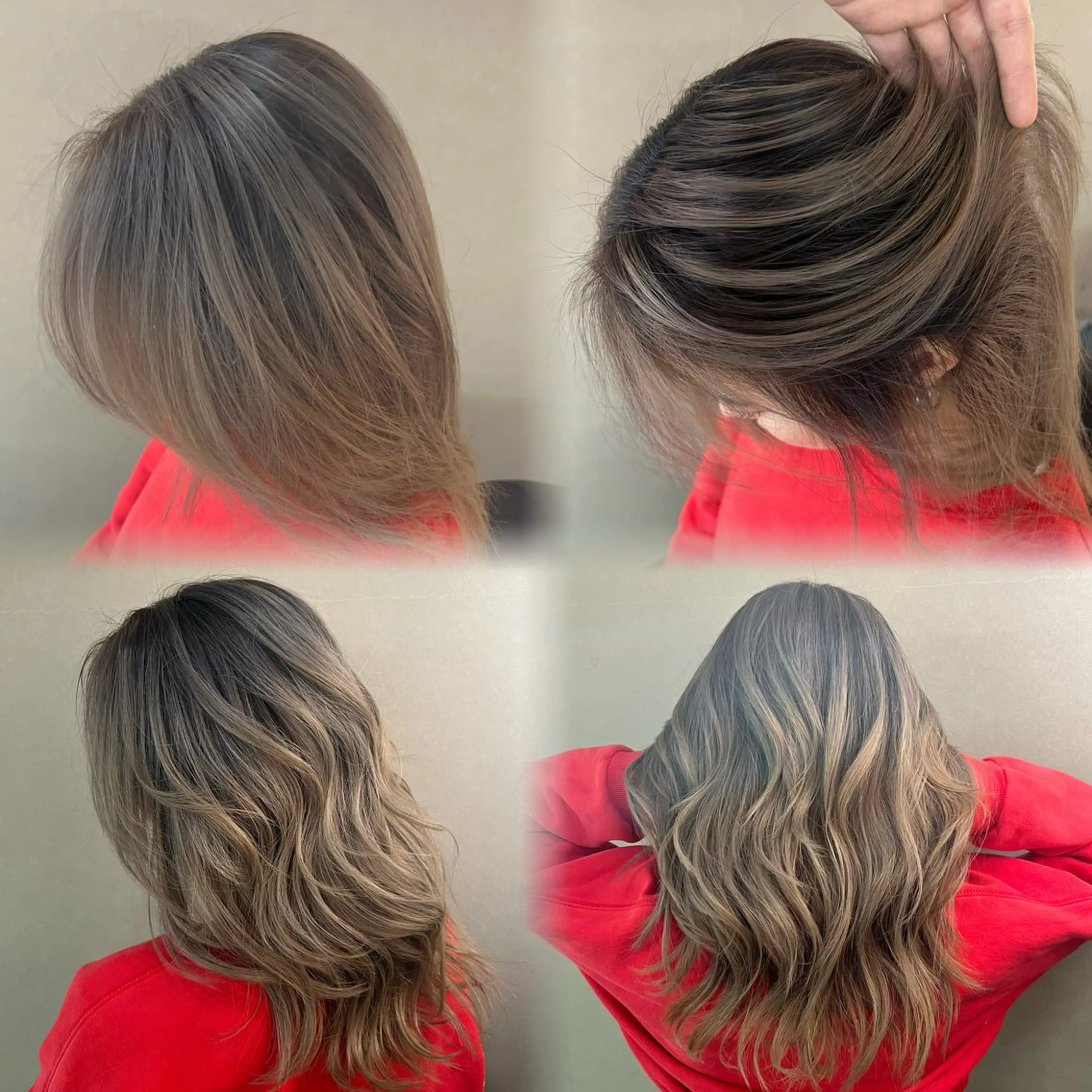 【海外ヘアが好きな方へ】🧡🇺🇸バレイヤージュ🇺🇸🧡/2ブリーチ込み/外国人/髪質改善/ハイトーン/白髪ぼかしの写真