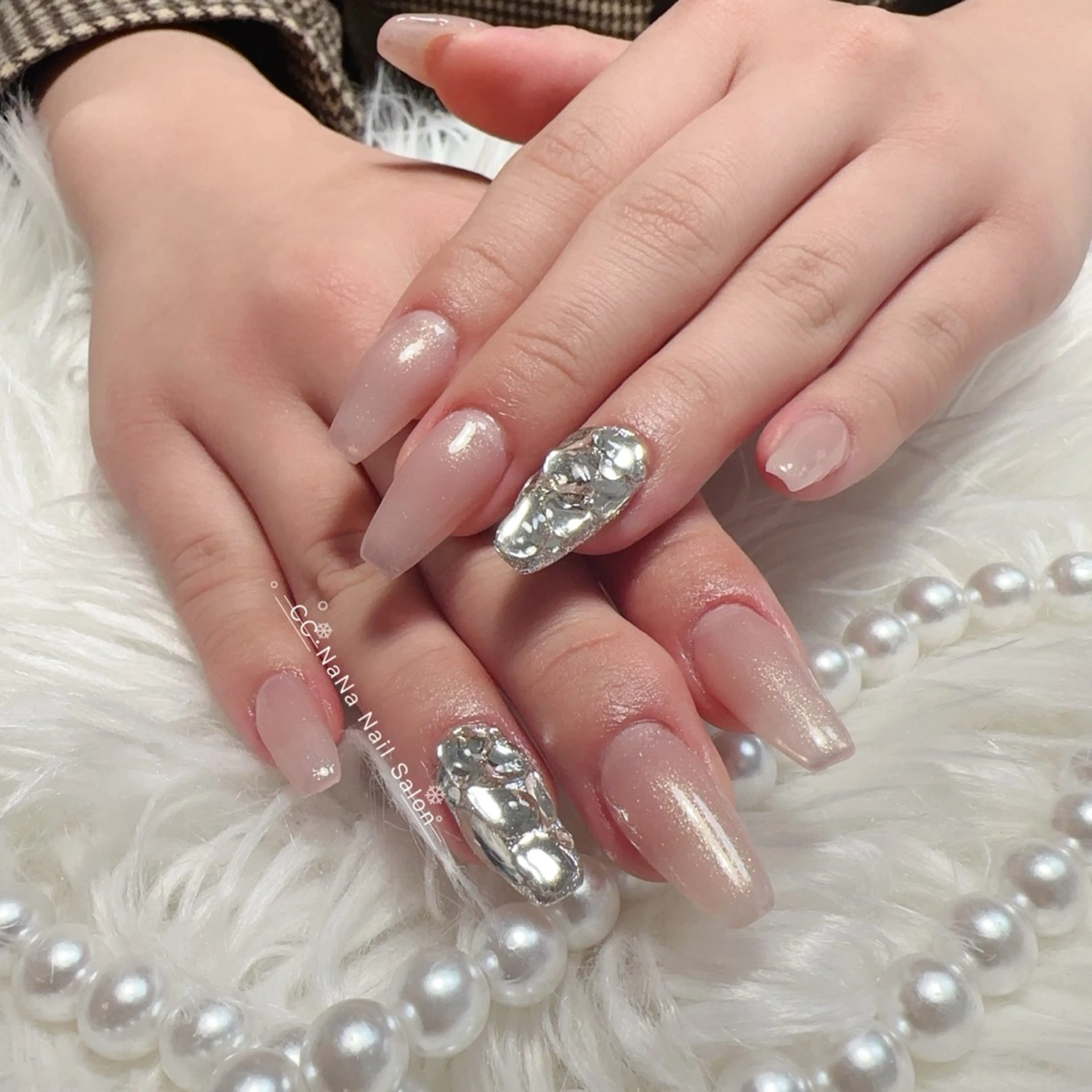 ネイル ハンドネイル 桃井　香り パラジェル取扱店🦋のネイルデザイン