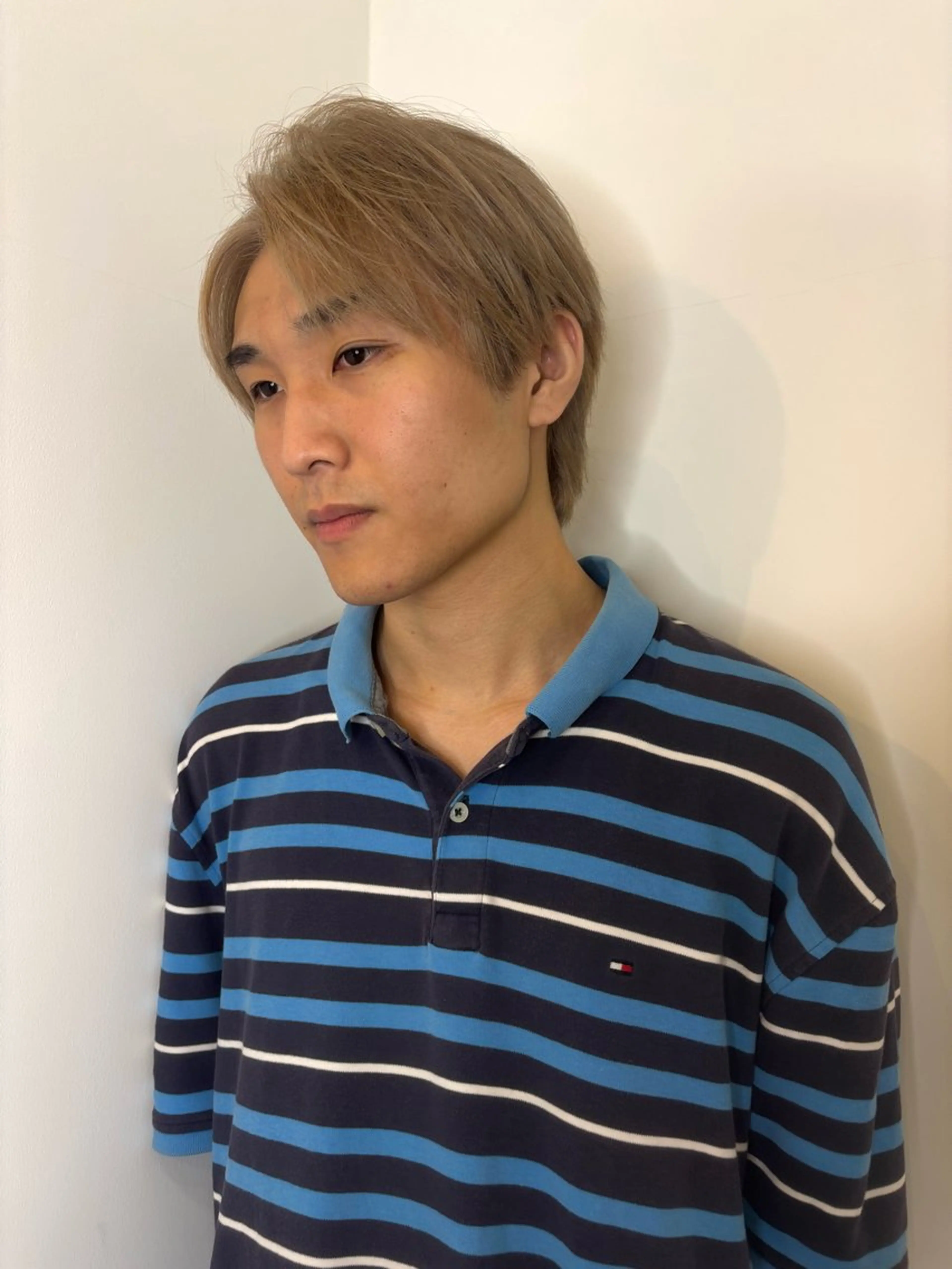 カラー メンズ メンズハイトーン ベージュカラー ハイトーンカラー IO/ブリーチカラー 特化美容師✨のヘアスタイル