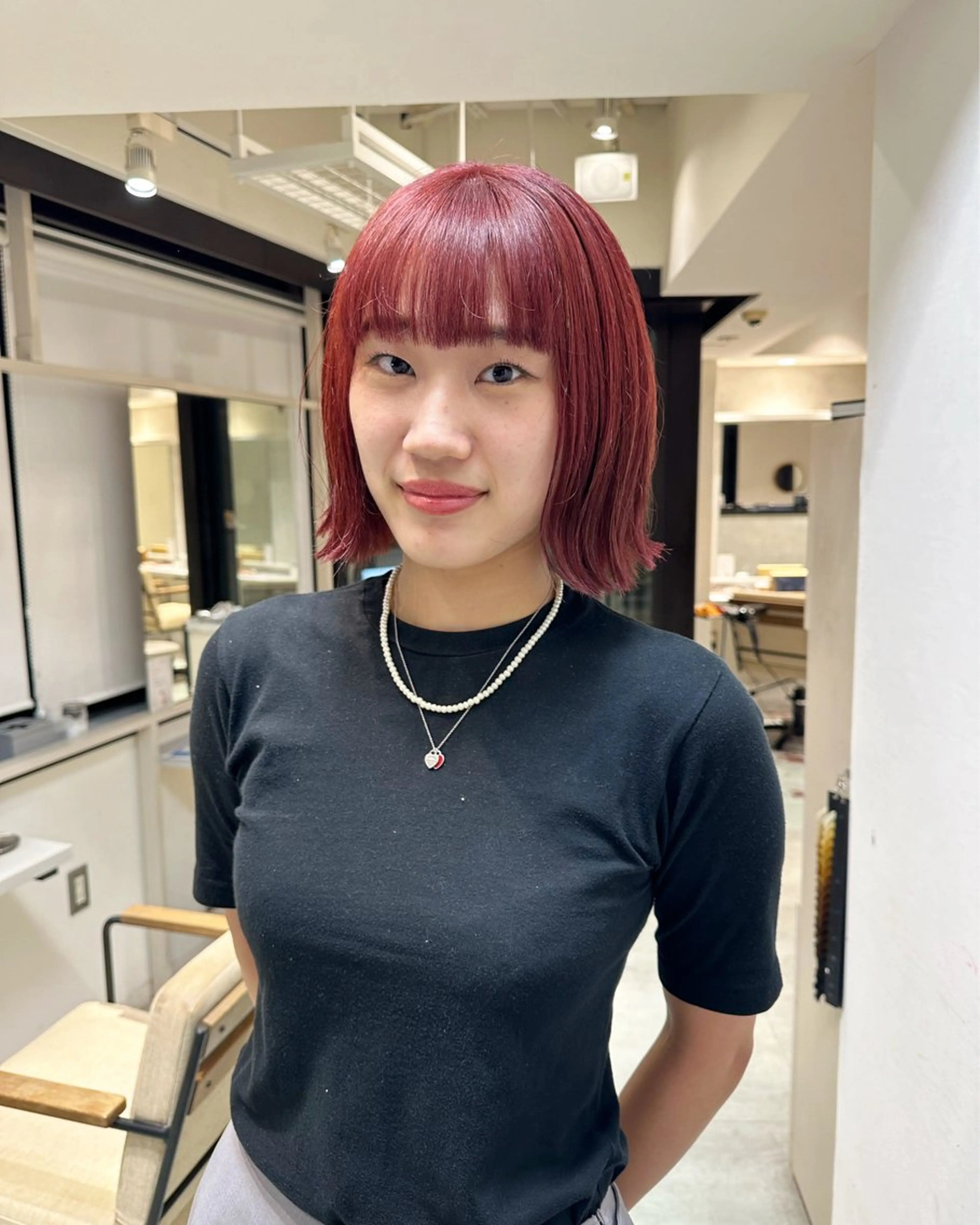 ショート Maria 梅田/デザインカラーのヘアスタイル