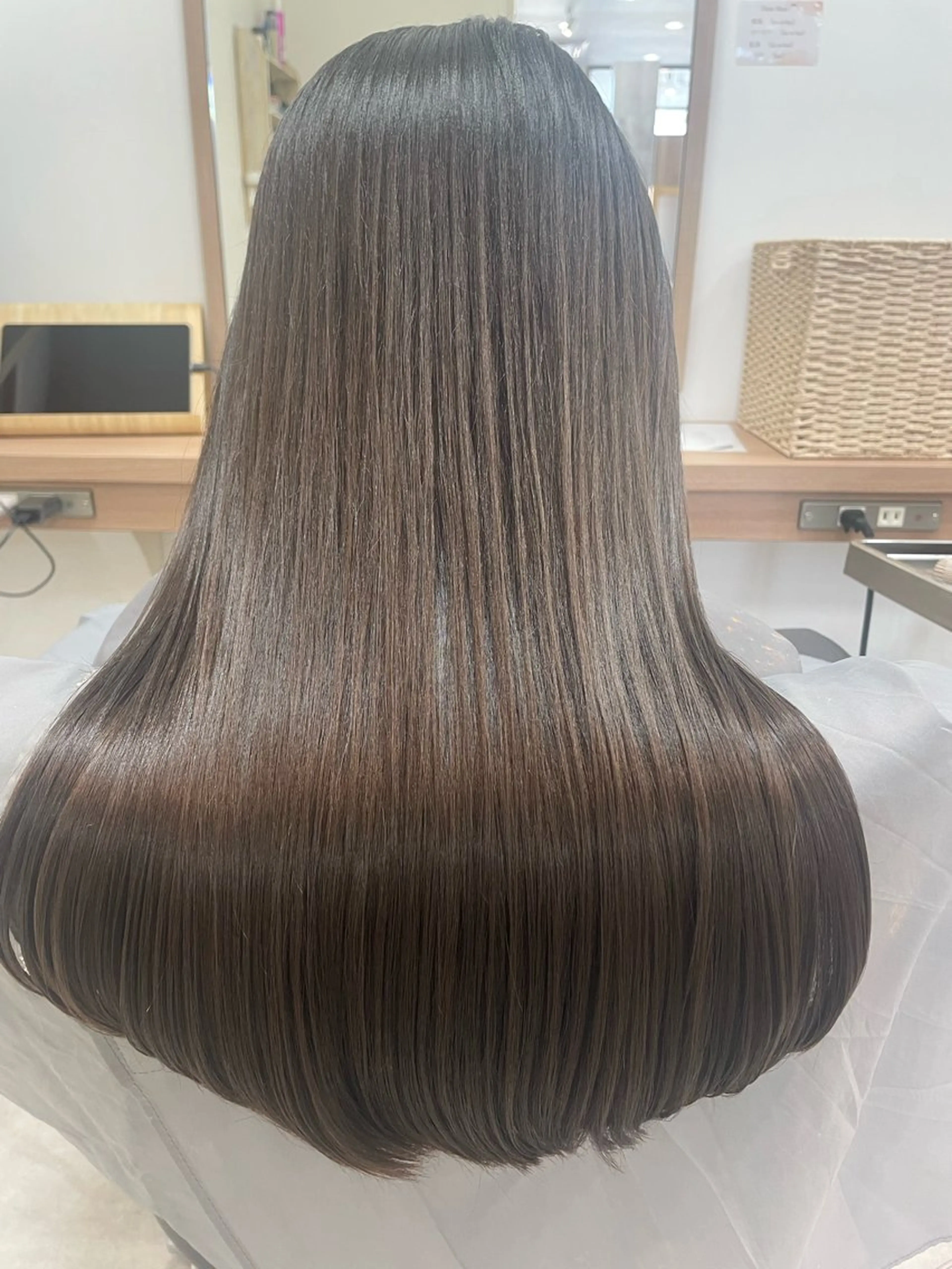 ロング 髪質改善 葭葉 久美子のヘアスタイル