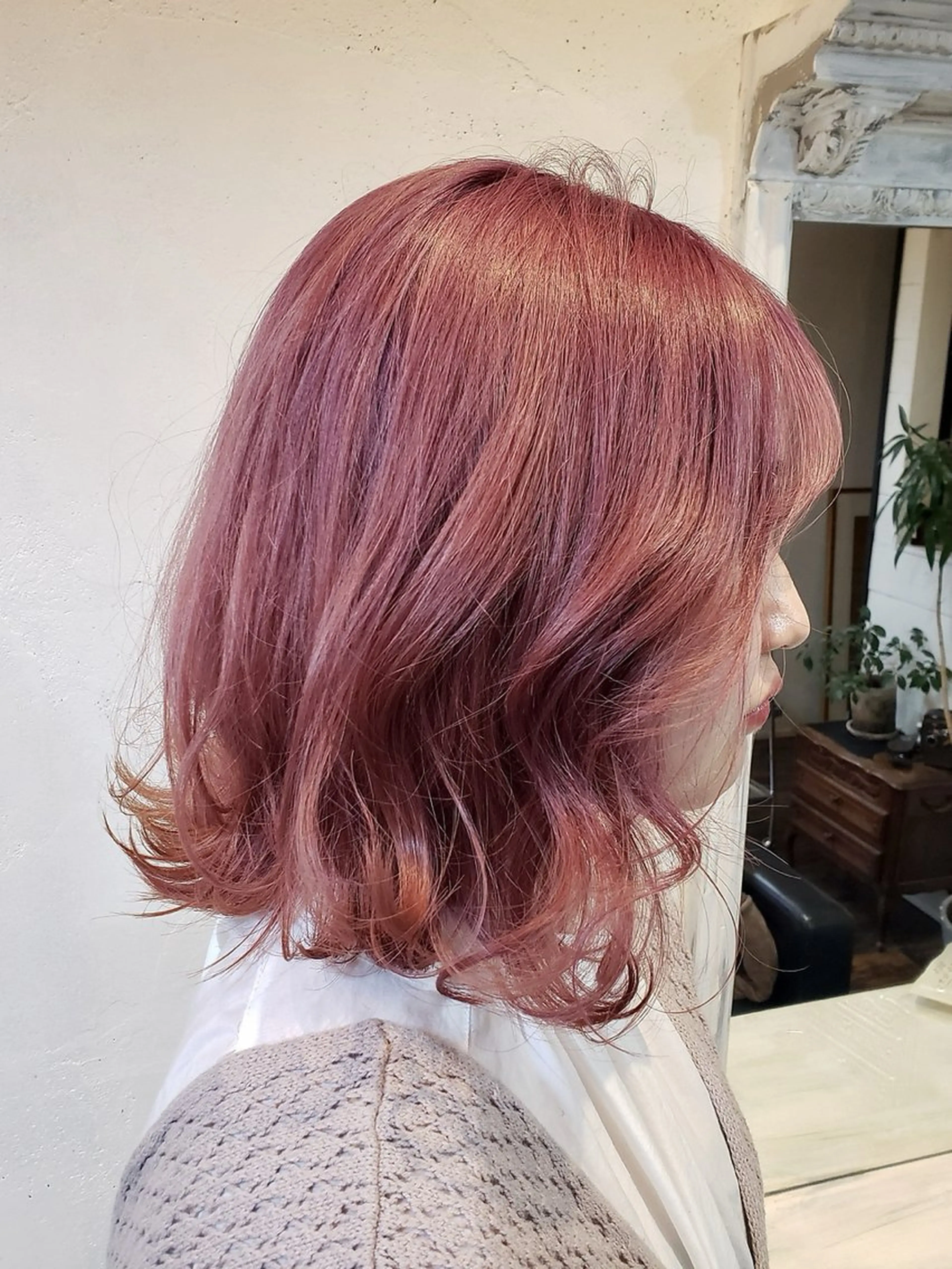 セミロング カラー ヘアカラー Babylone hair&makeのヘアスタイル