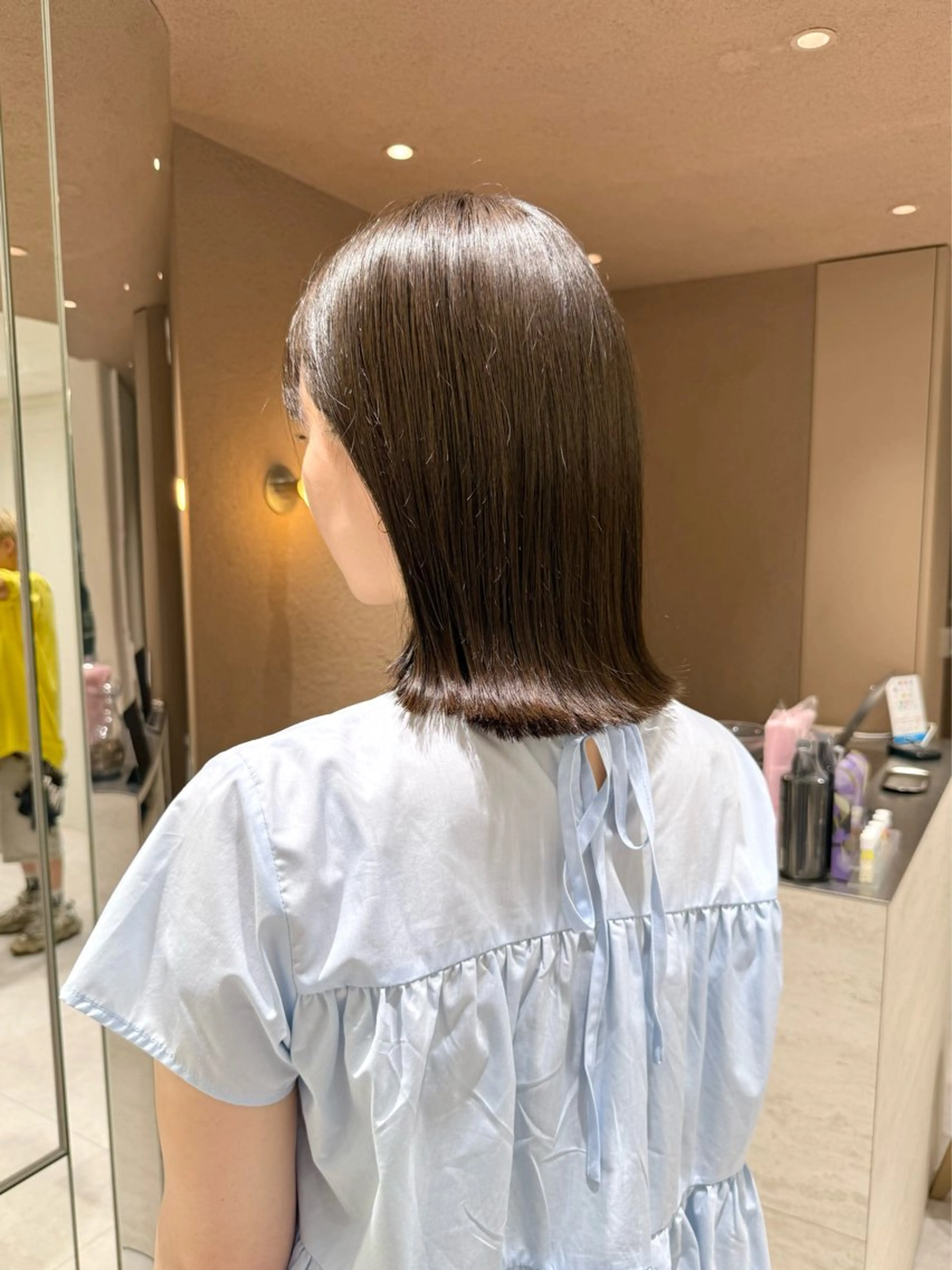 セミロング カラー カット ヘアカラー トリートメント 🎀髪質改善🎀 恵比寿/sayuのヘアスタイル