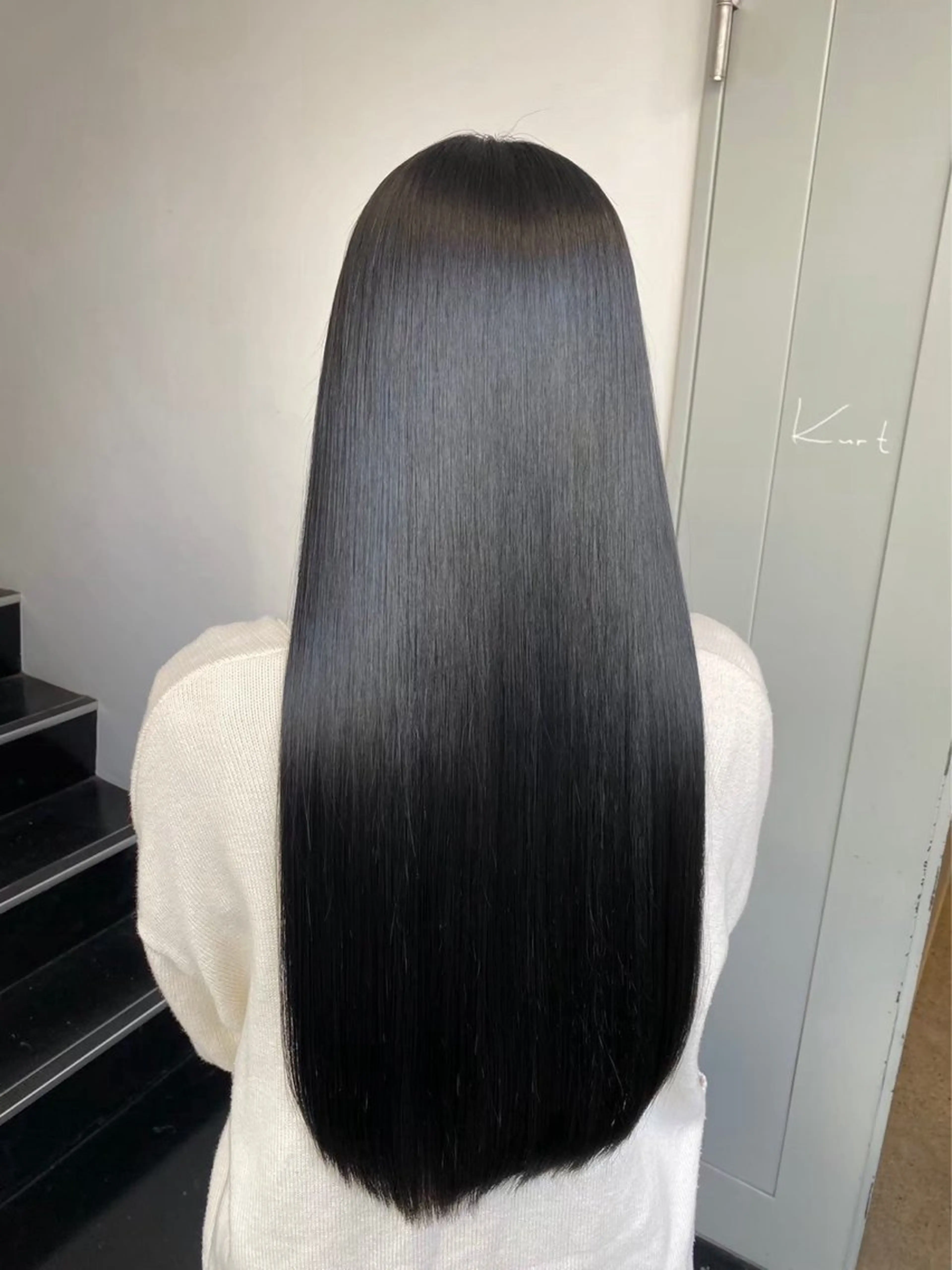 ロング 縮毛矯正 hana /ナチュラルカラーのヘアスタイル