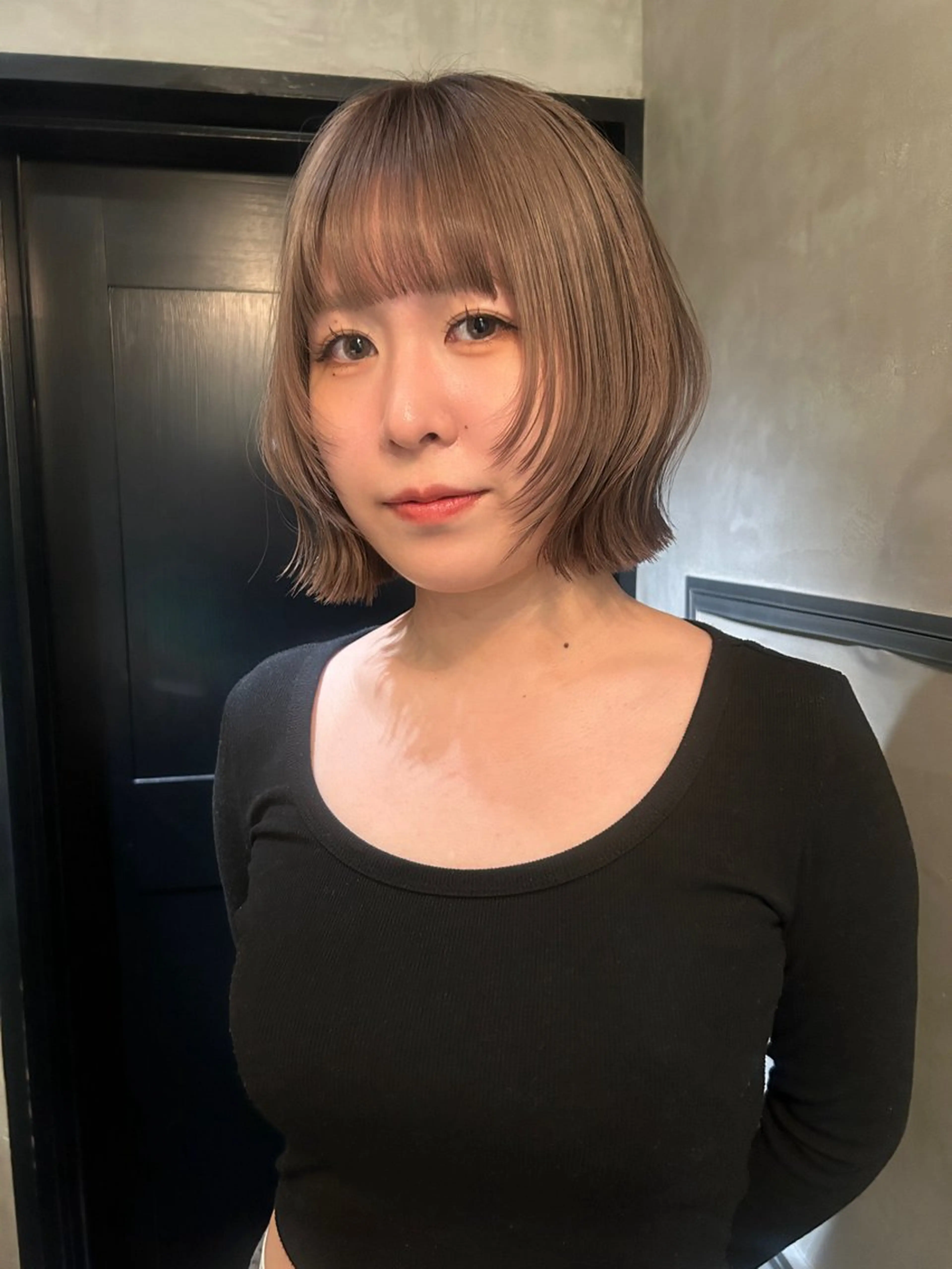 ショート カラー ボブ 顔まわりレイヤー レイヤーカット カット ヘアカラー トリートメント デザイン/アレンジ ❤︎イシイレイのヘアスタイル