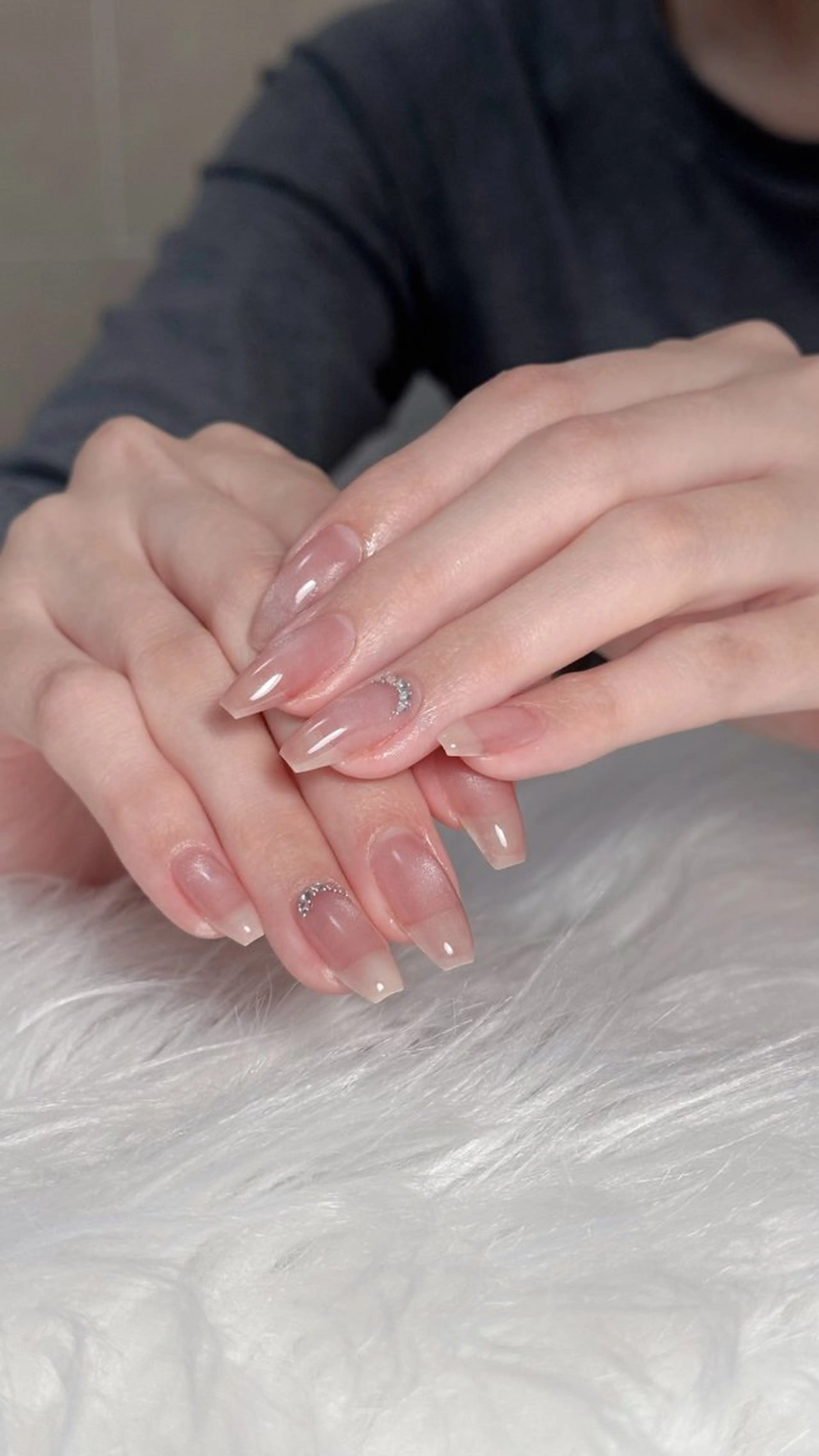 ネイル チークネイル マグネットネイル ワンホンネイル nailsalon ChuColaのネイルデザイン