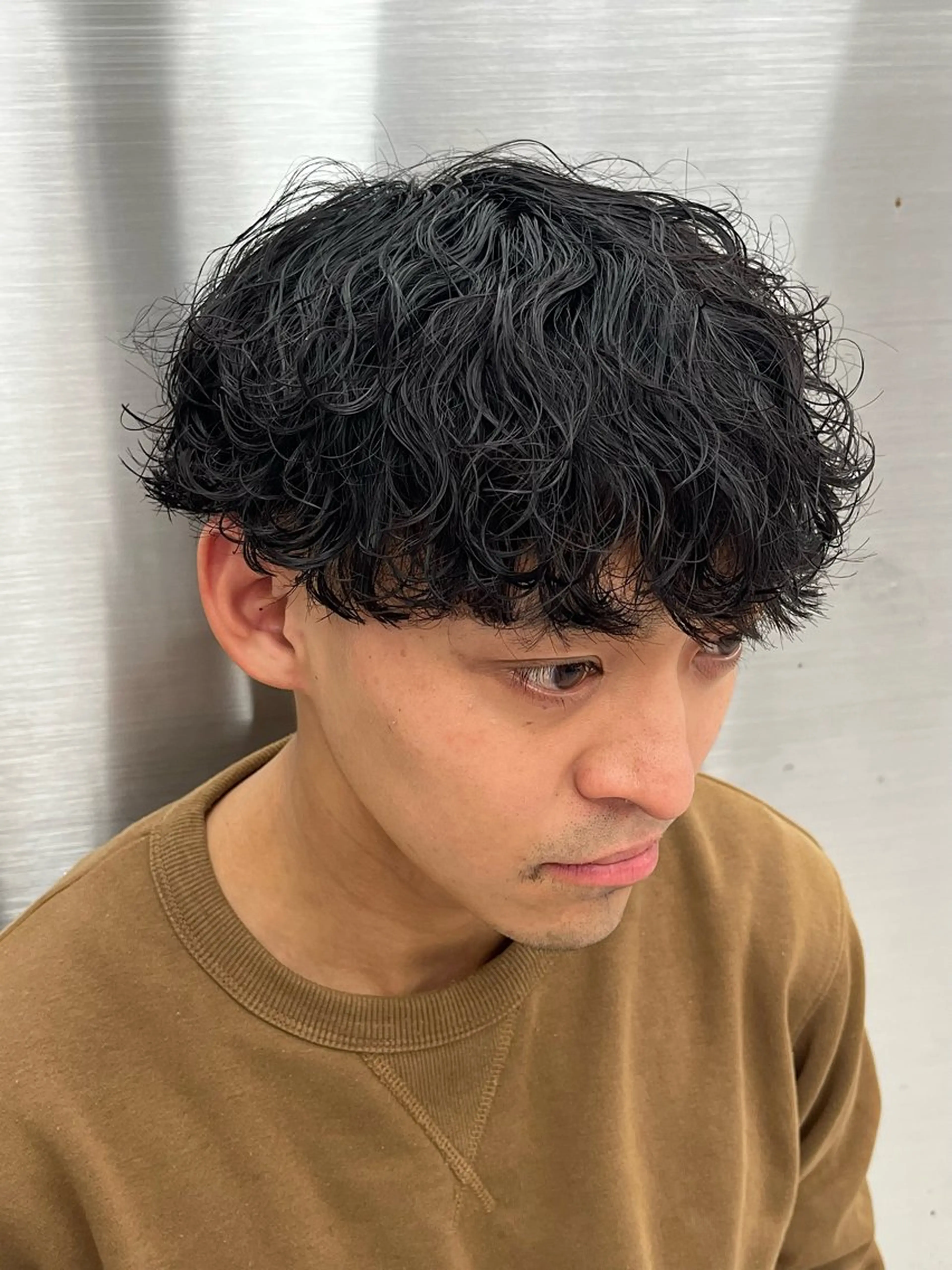 パーマ メンズ カット パーマ 🍐シャドウパーマ メンズ特化/守岡🍐のヘアスタイル