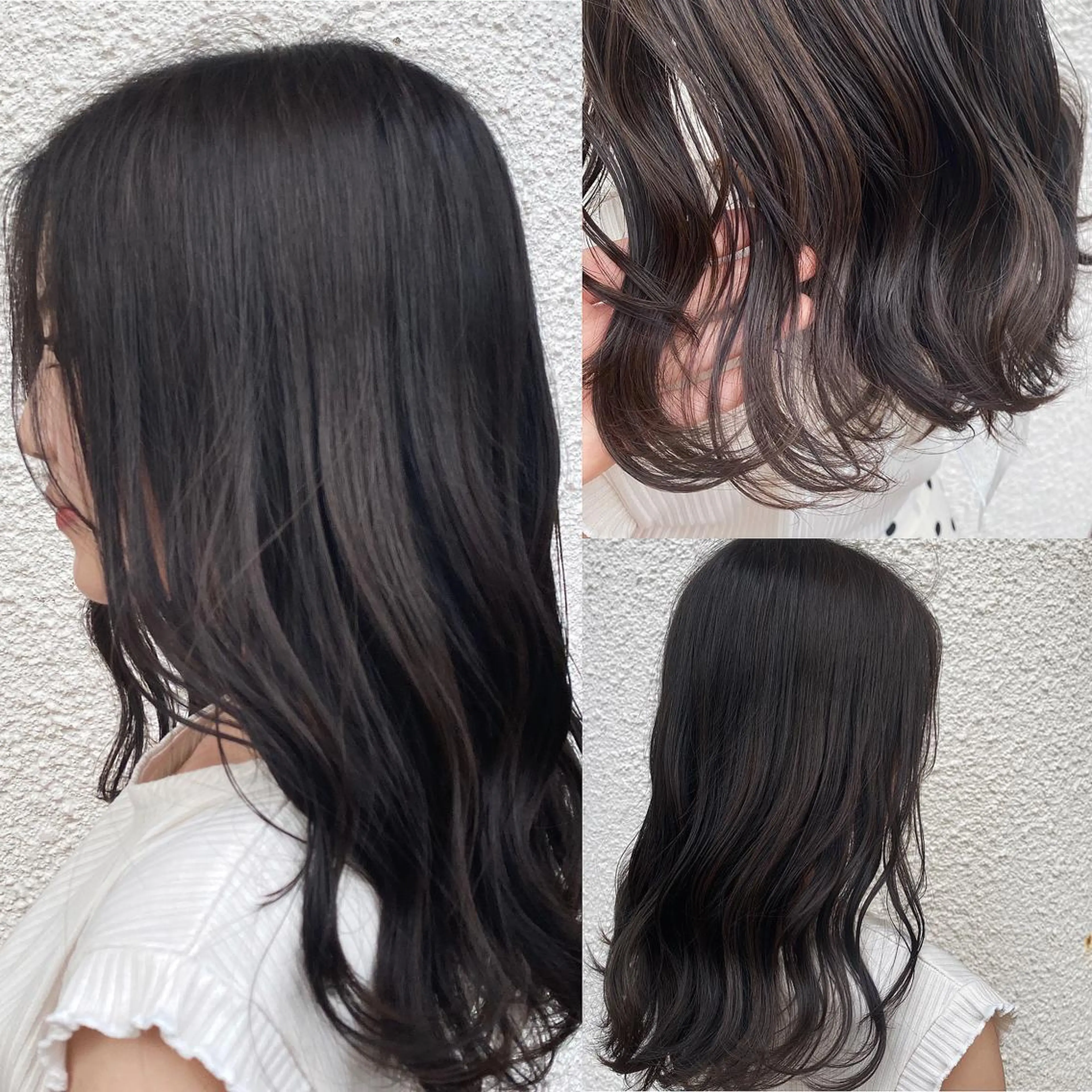 セミロング カラー ブリーチなしWカラー 🎀韓国ヘア/amiのヘアスタイル