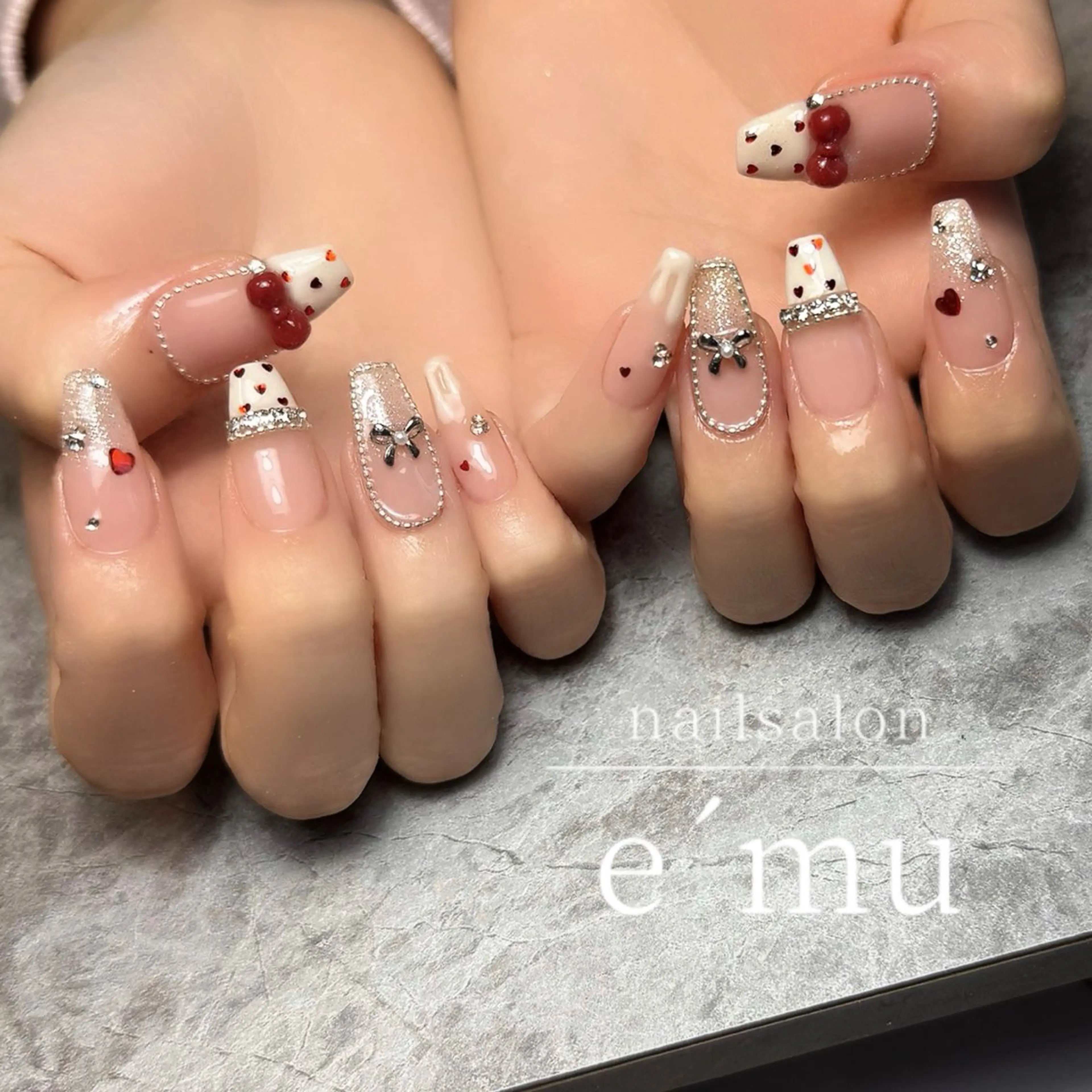 ネイル ハンドネイル nailsalon e´muのネイルデザイン