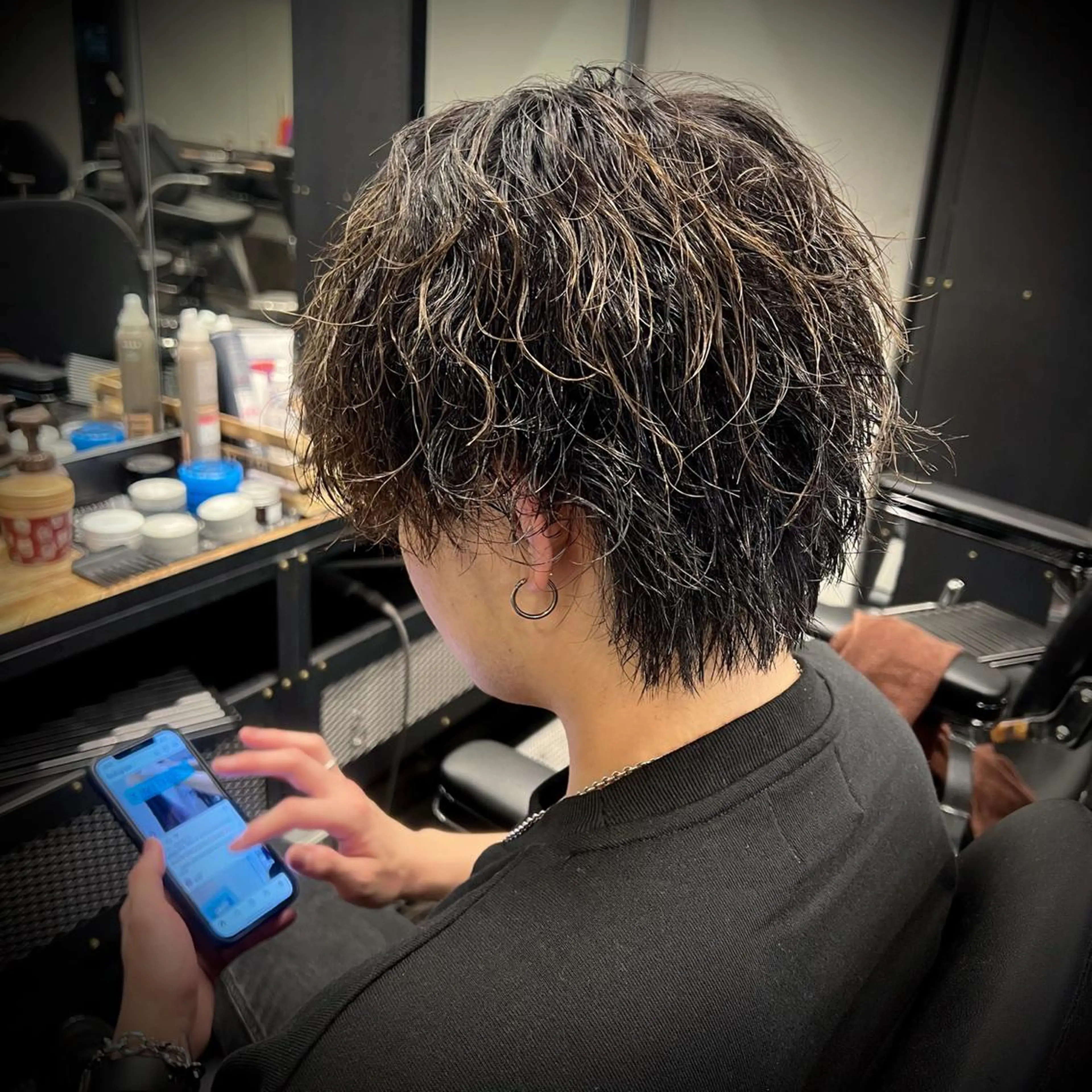 パーマ メンズ メンズパーマ メンズ特化/パーマ/ メッシュ/竜成のヘアスタイル