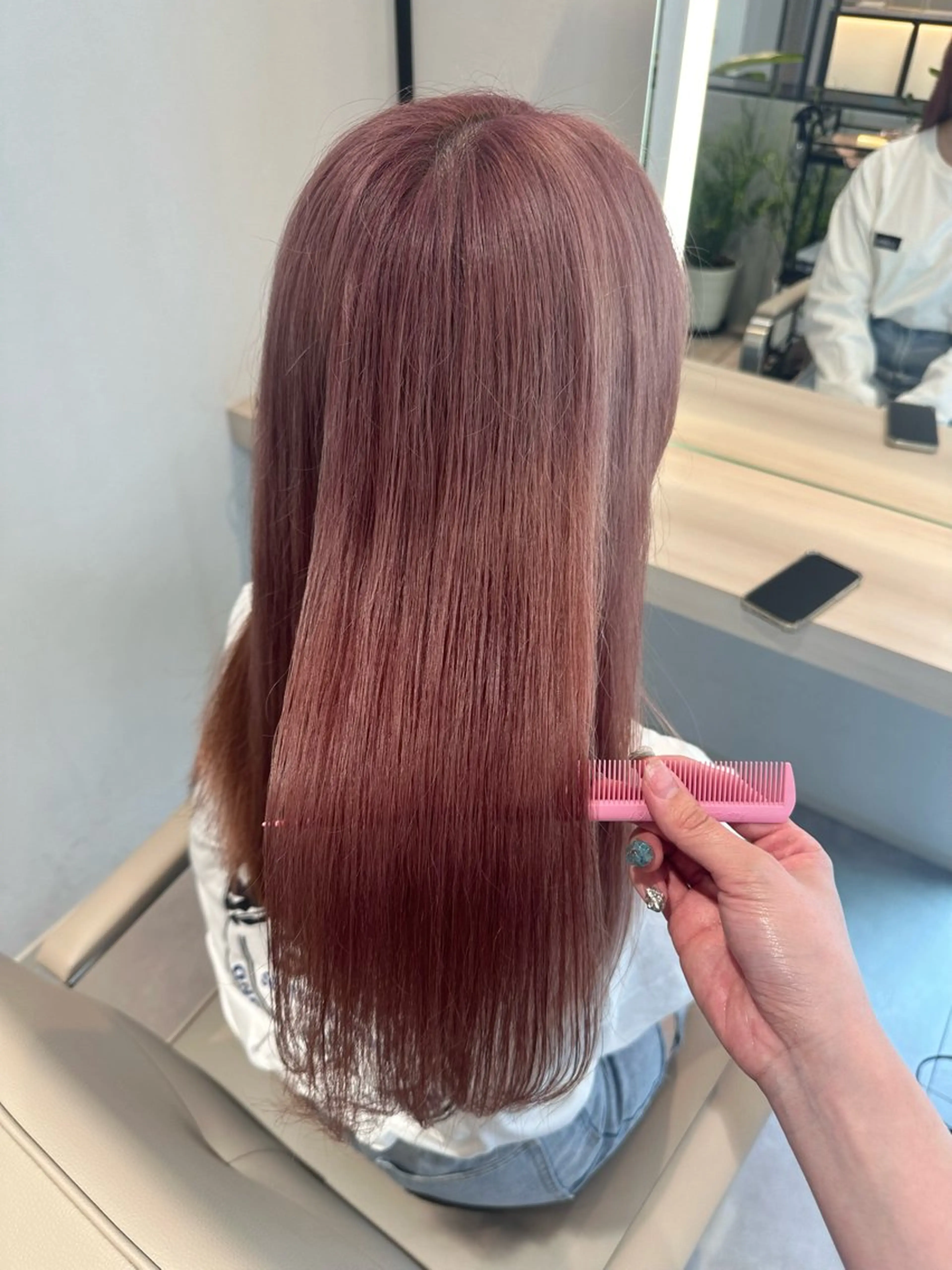 【ダメージ98%減ケアブリーチ使用】ダブルカラー+カット+プレミアムTRの写真