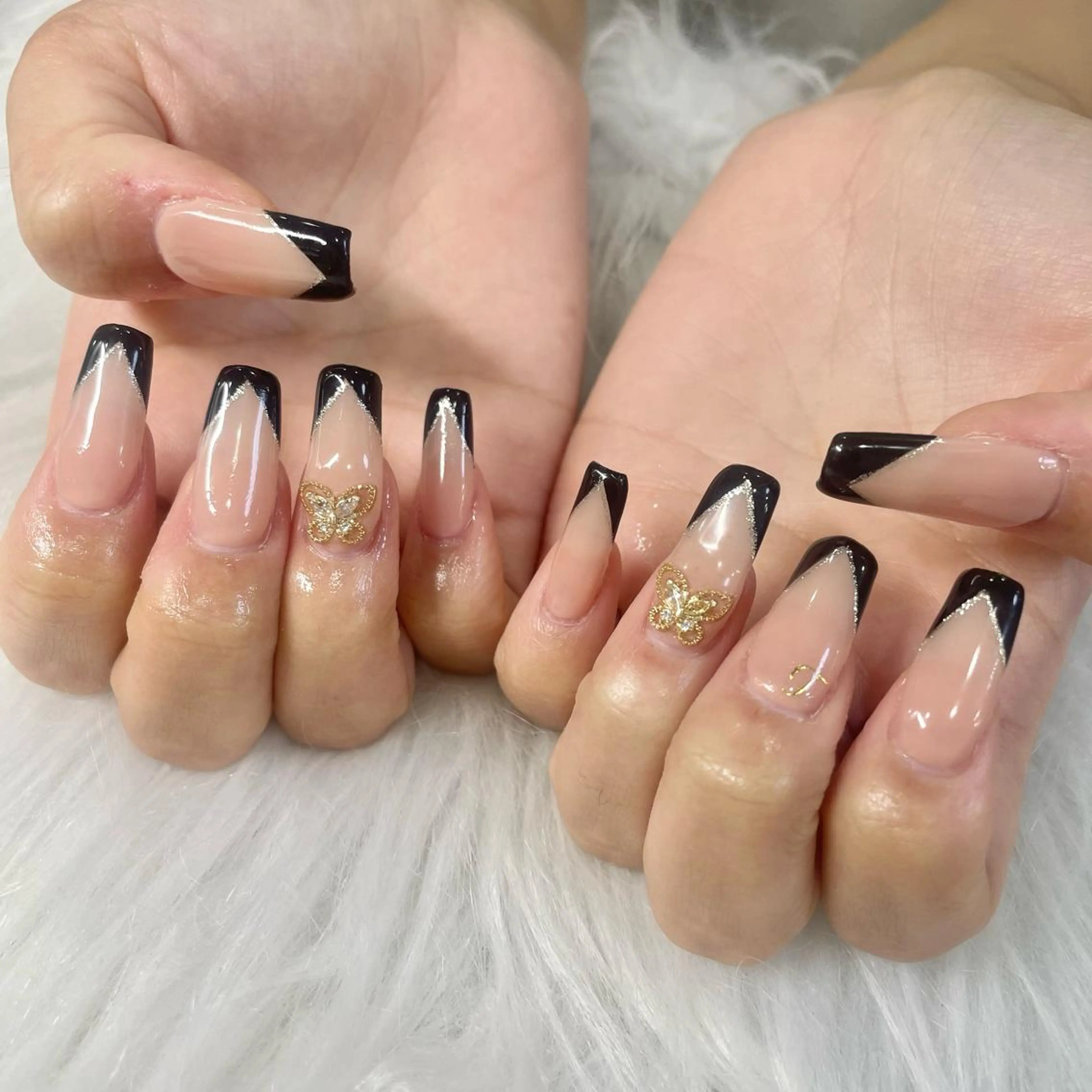 ネイル フレンチネイル ハンドネイル 🎀AYAKO 🎀中韓ネイルのネイルデザイン