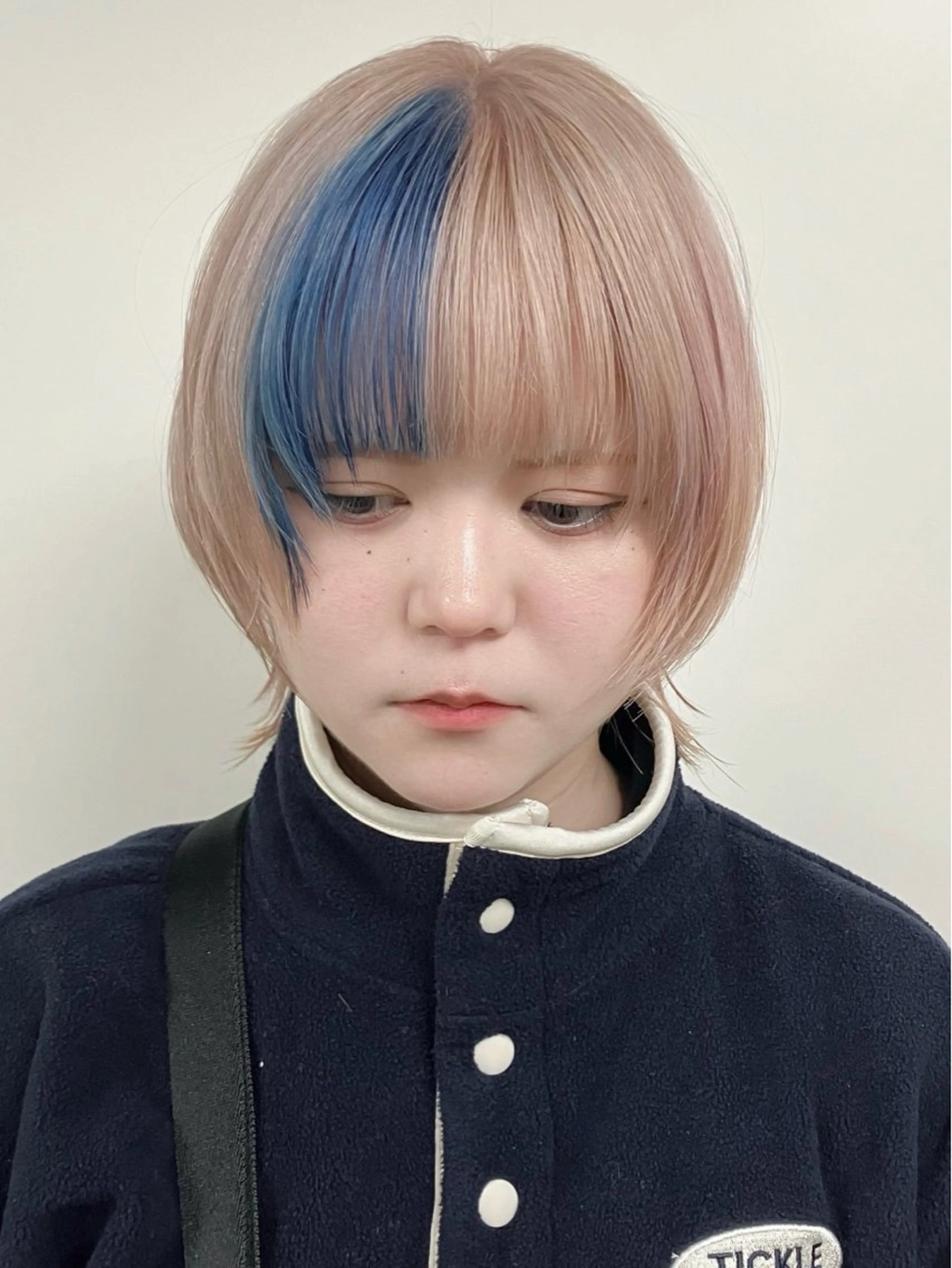 ショート ショートボブ ボブ レイヤーカット 似合わせカット ショートヘア fumikaブリーチ /デザインのヘアスタイル
