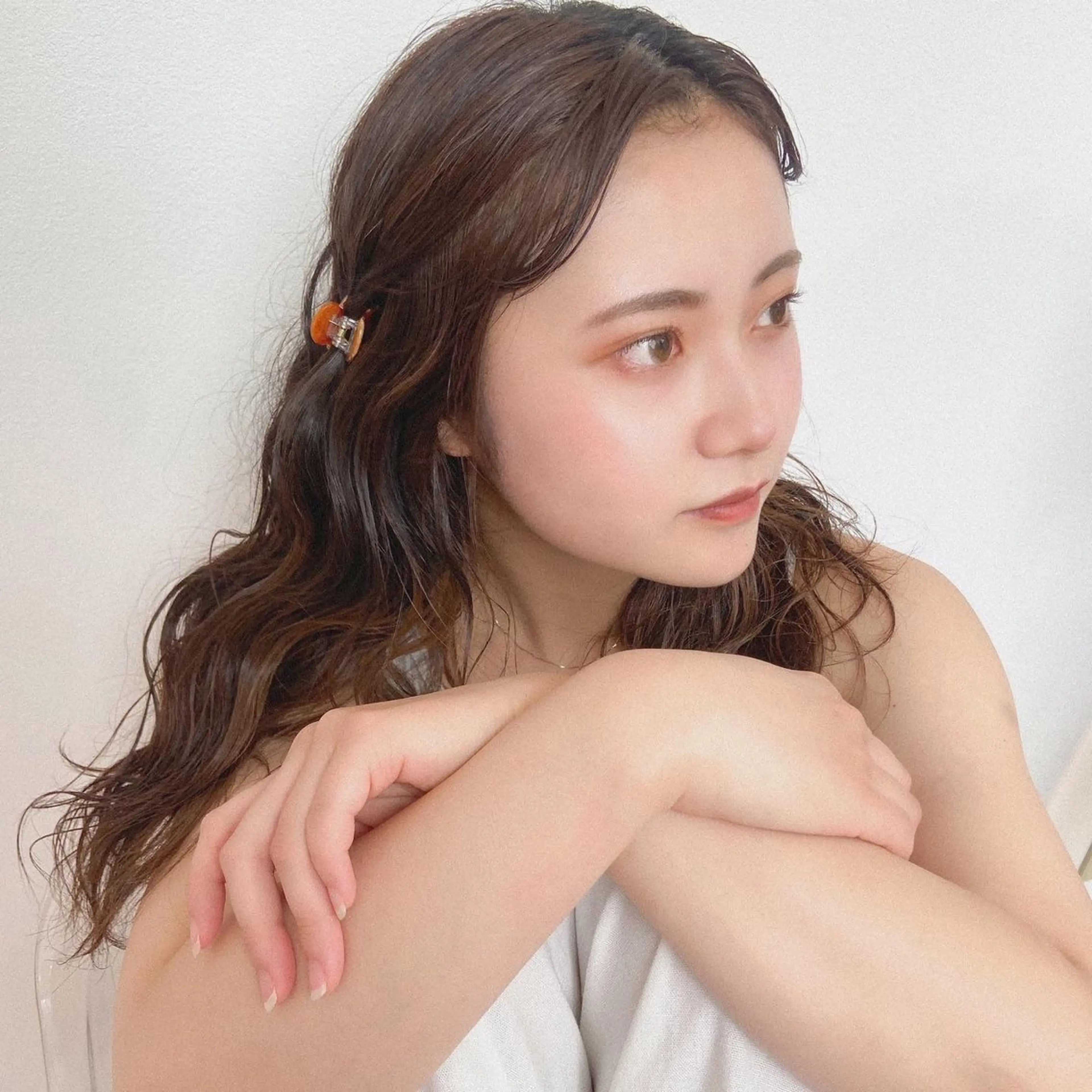セミロング カラー パーマ ヘアアレンジ 🌼似合わせのプロ 心斎橋/rena🌼のマツエク・マツパデザイン