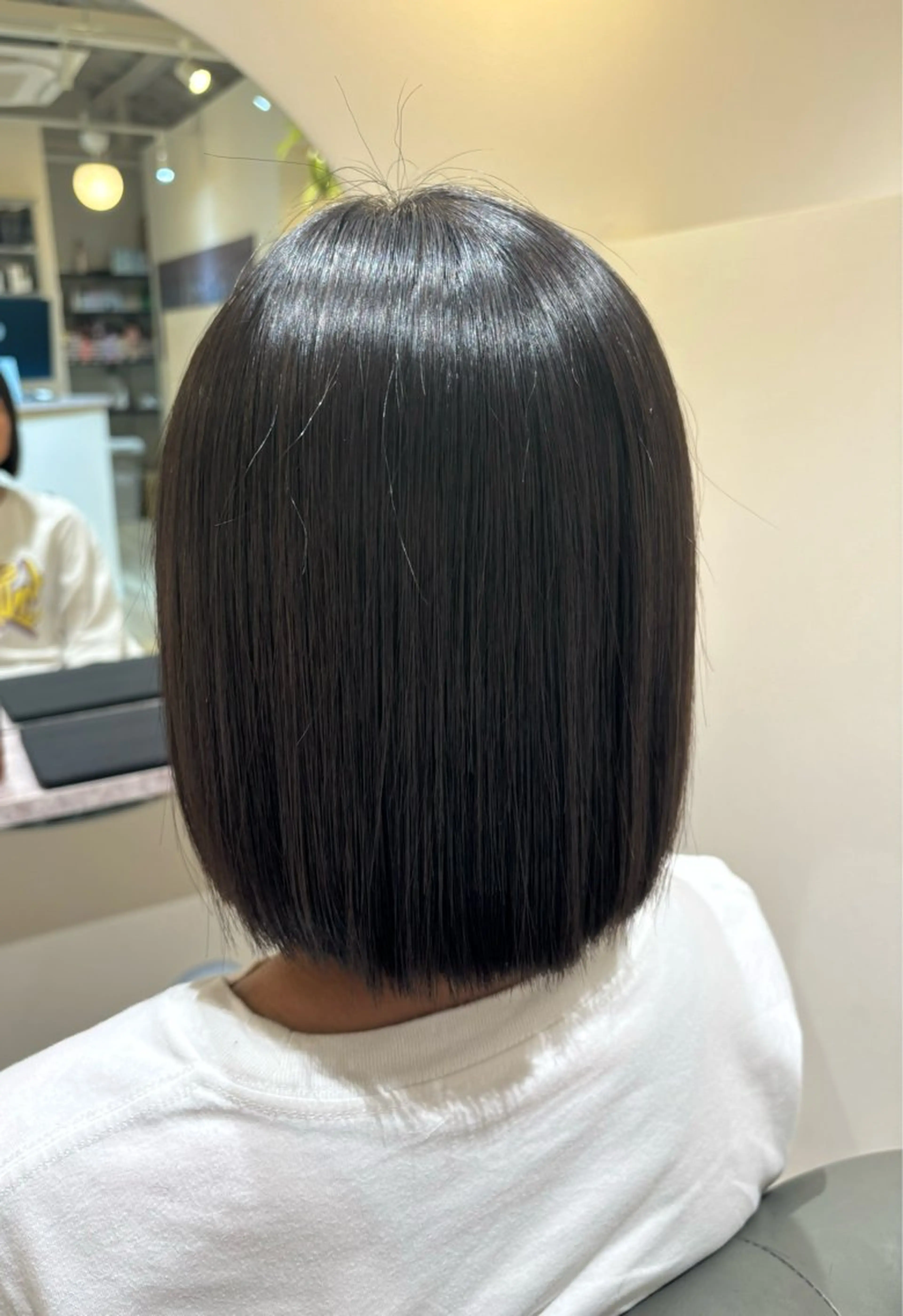 ショート 縮毛矯正 中田 渚のヘアスタイル