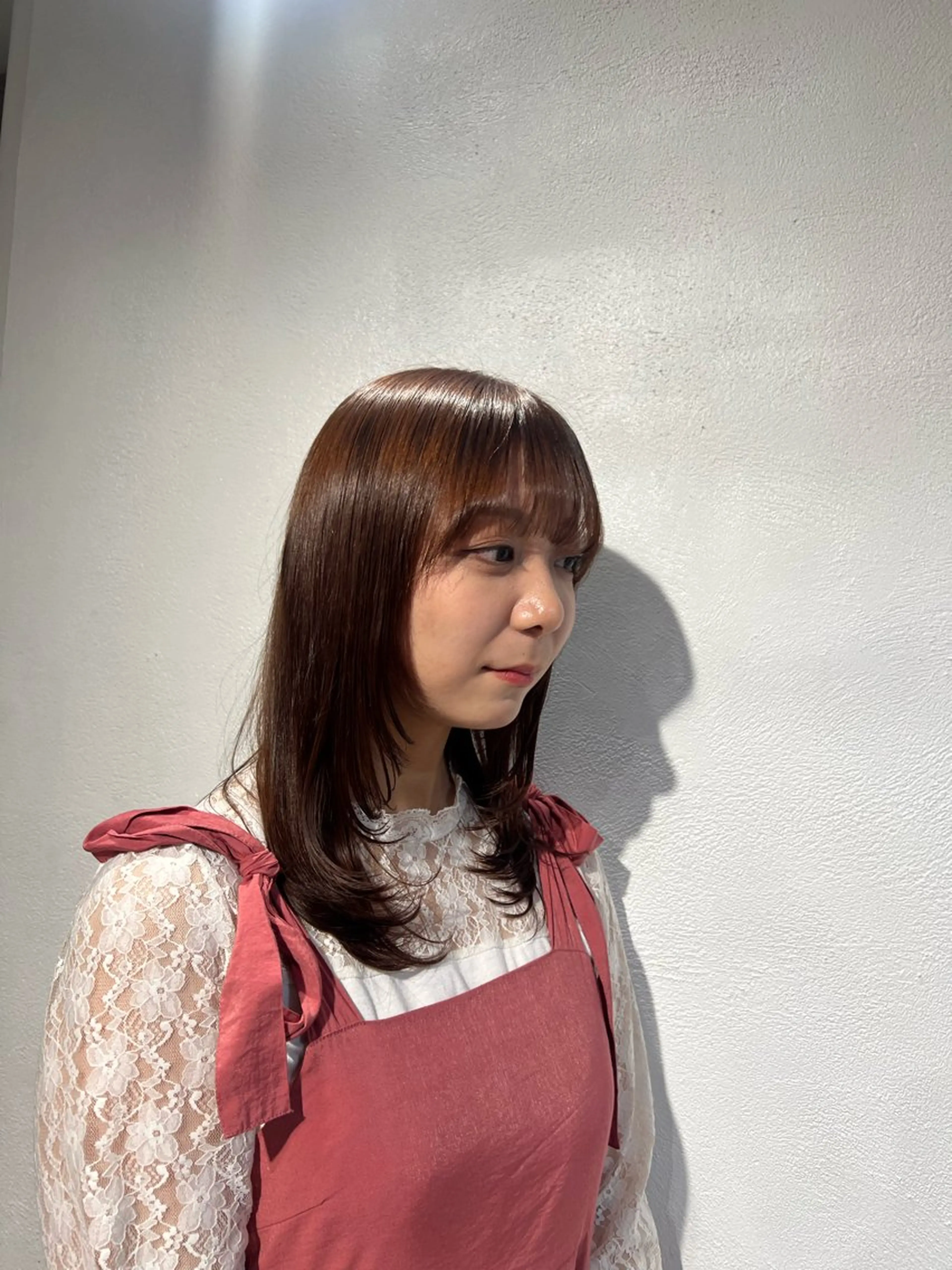 ミディアム 🪞表参道パーマ Nikachi🪞のヘアスタイル