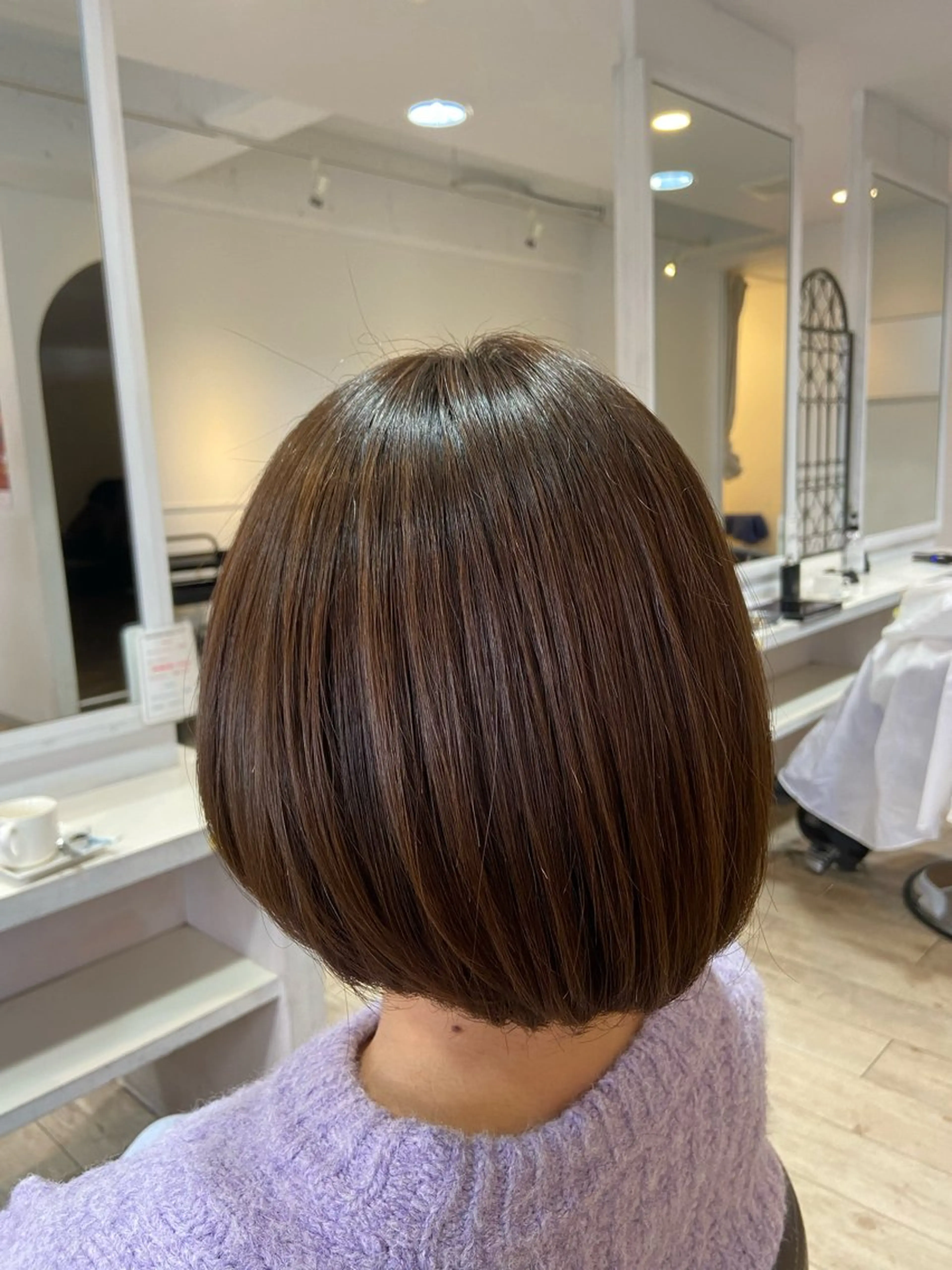 ショート ボブ ヘッドスパ waves所属・波川 幸功のヘアスタイル