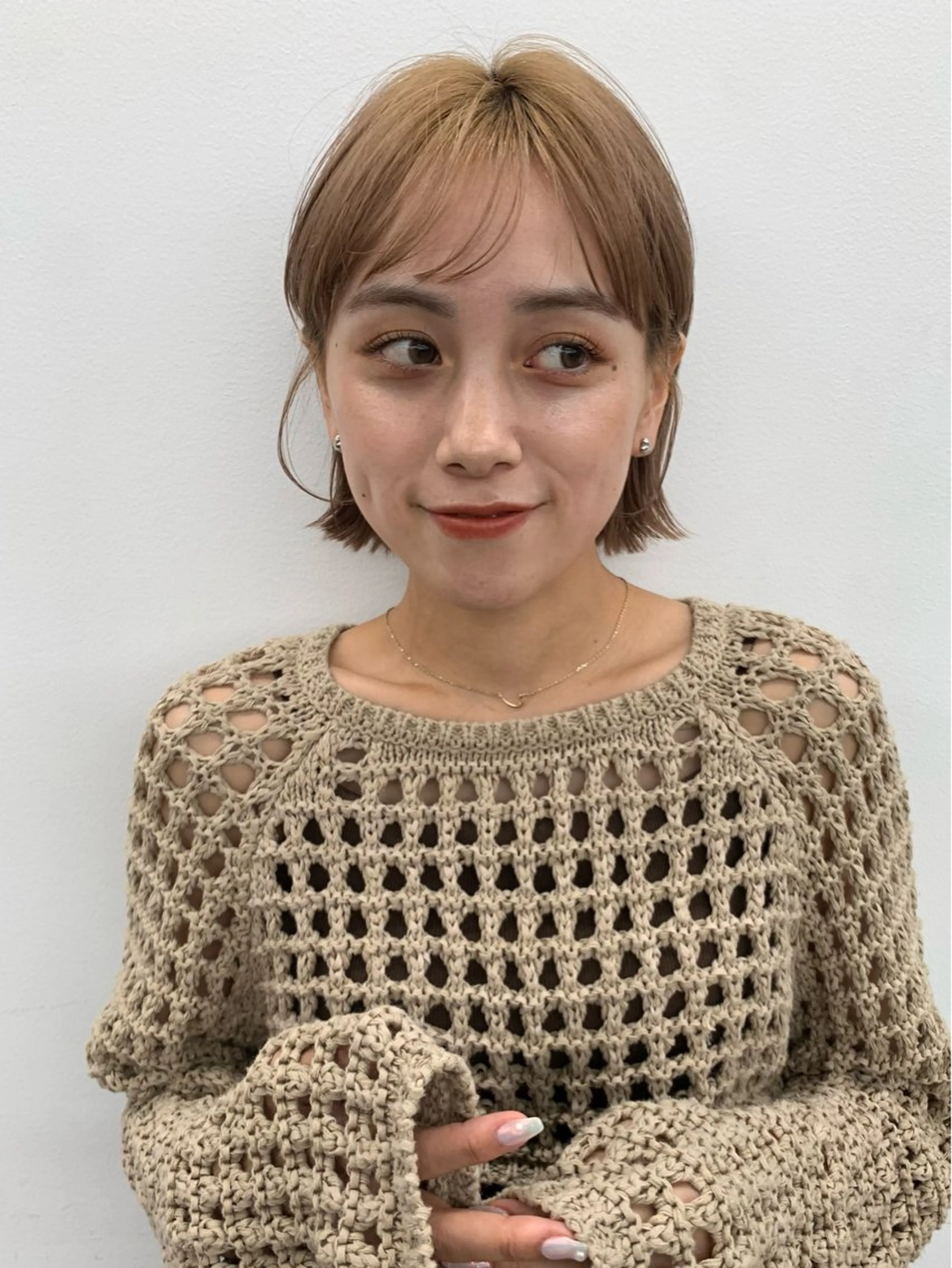 ショート カラー stylist店長 岡本真依のヘアスタイル