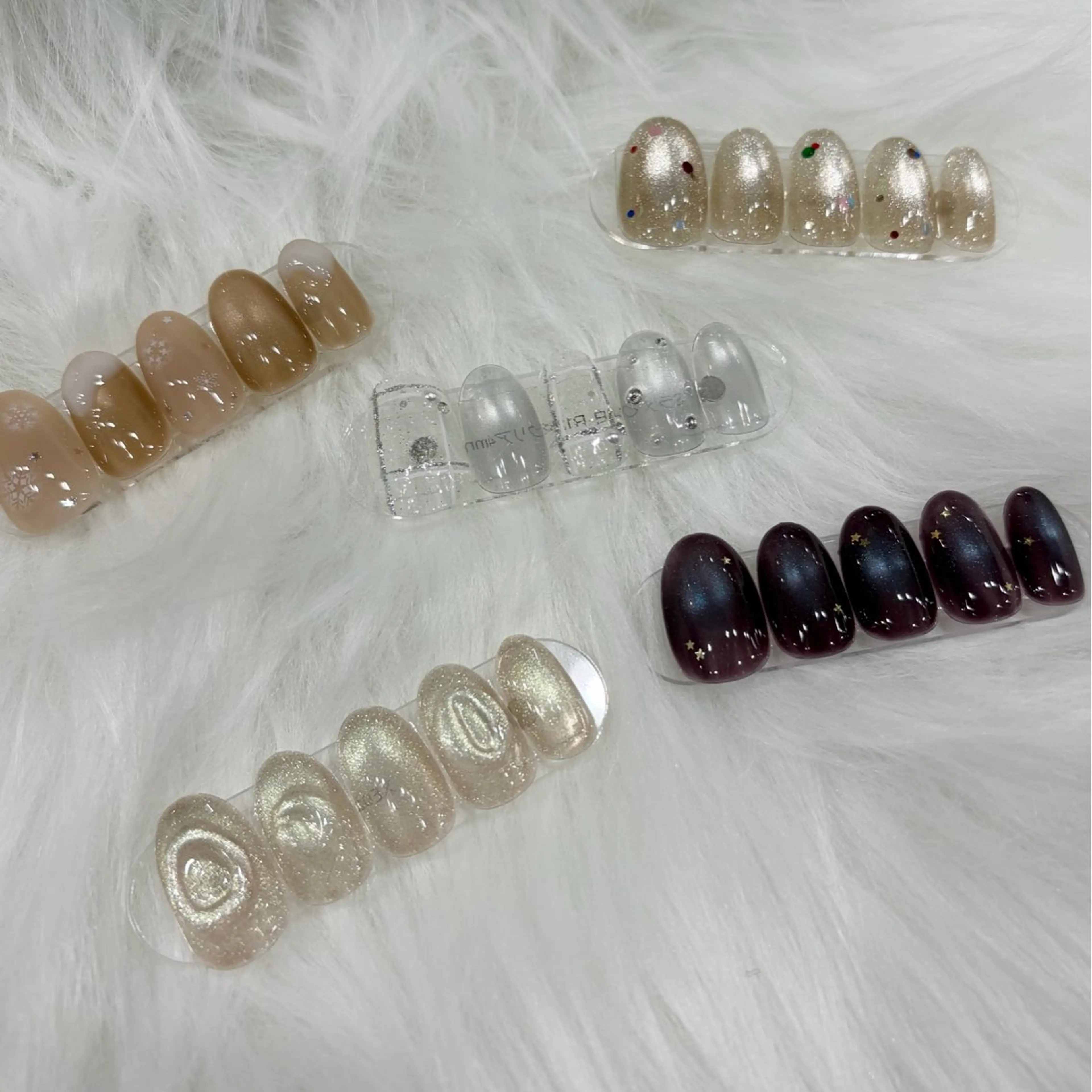 ネイル フラッシュネイル マグネットネイル ハンドネイル 阿部 ほのかのネイルデザイン