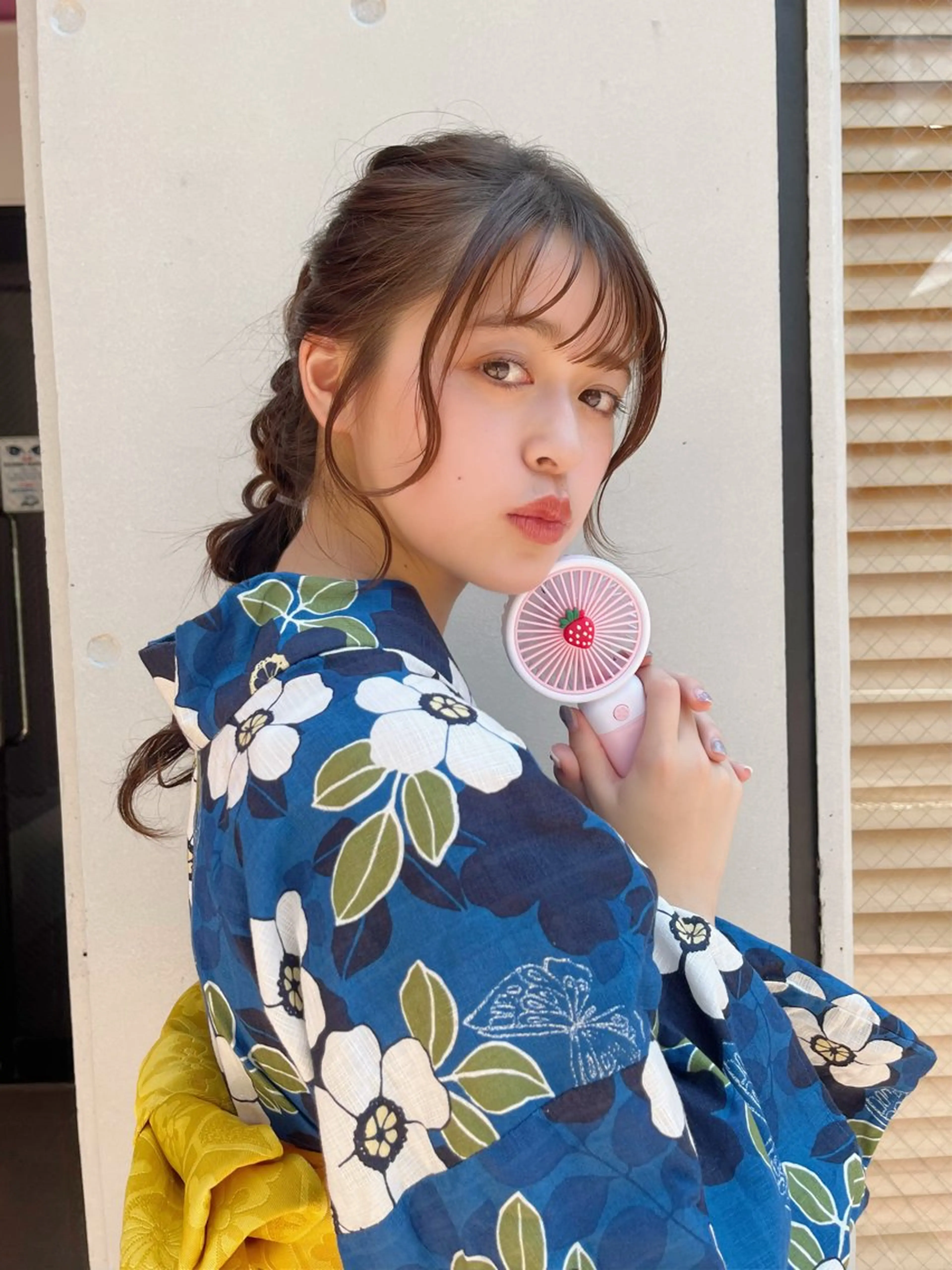 ロング 浴衣 髪質改善☆ 縮毛矯正miyuのヘアスタイル