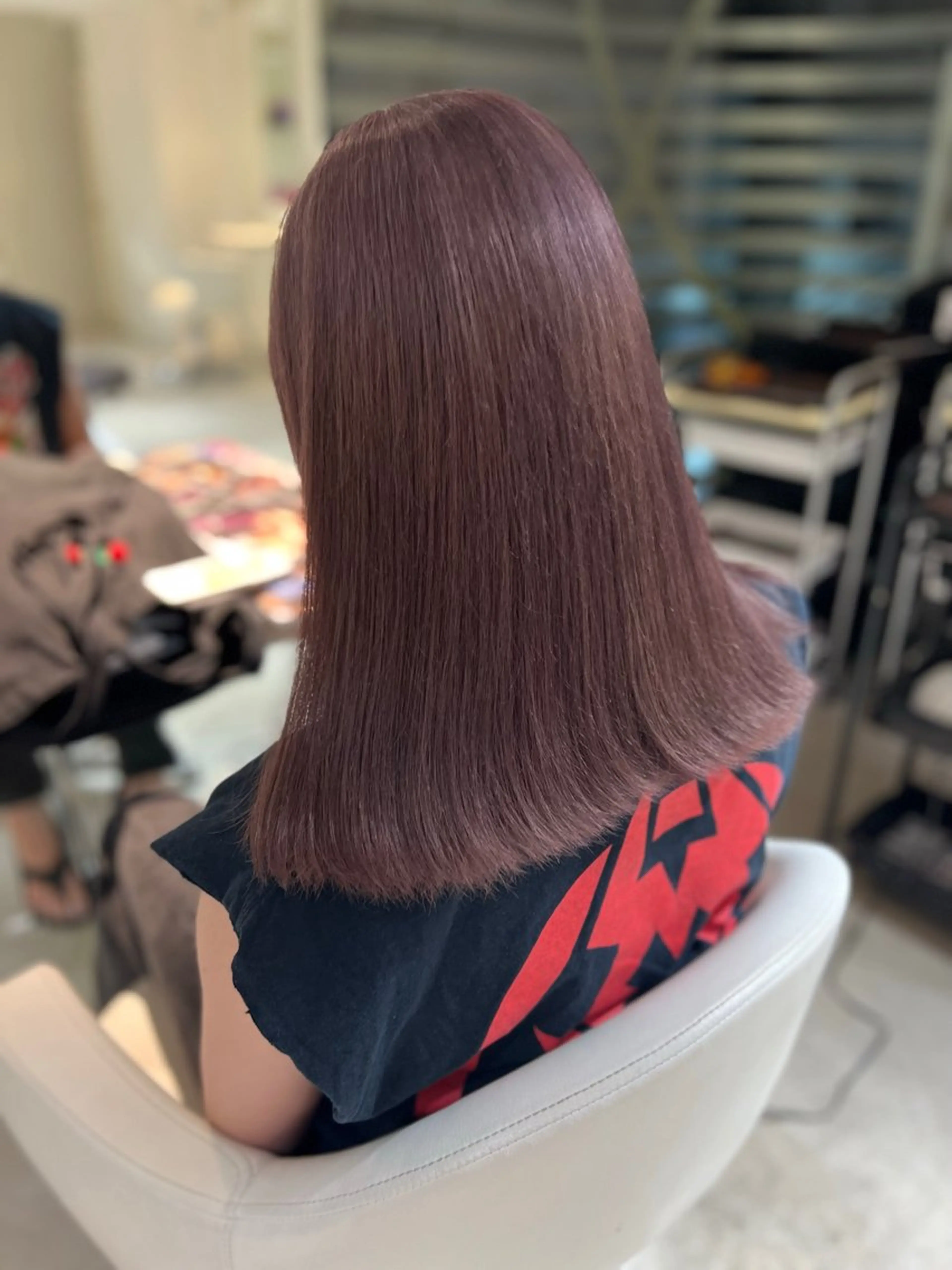 ミディアム カラー グレージュ ラベンダーカラー ラベンダーグレージュ ラベンダーグレー カット ヘアカラー トリートメント ヘアセット 絶対カワイイ保証💕 カワノチヒロのヘアスタイル