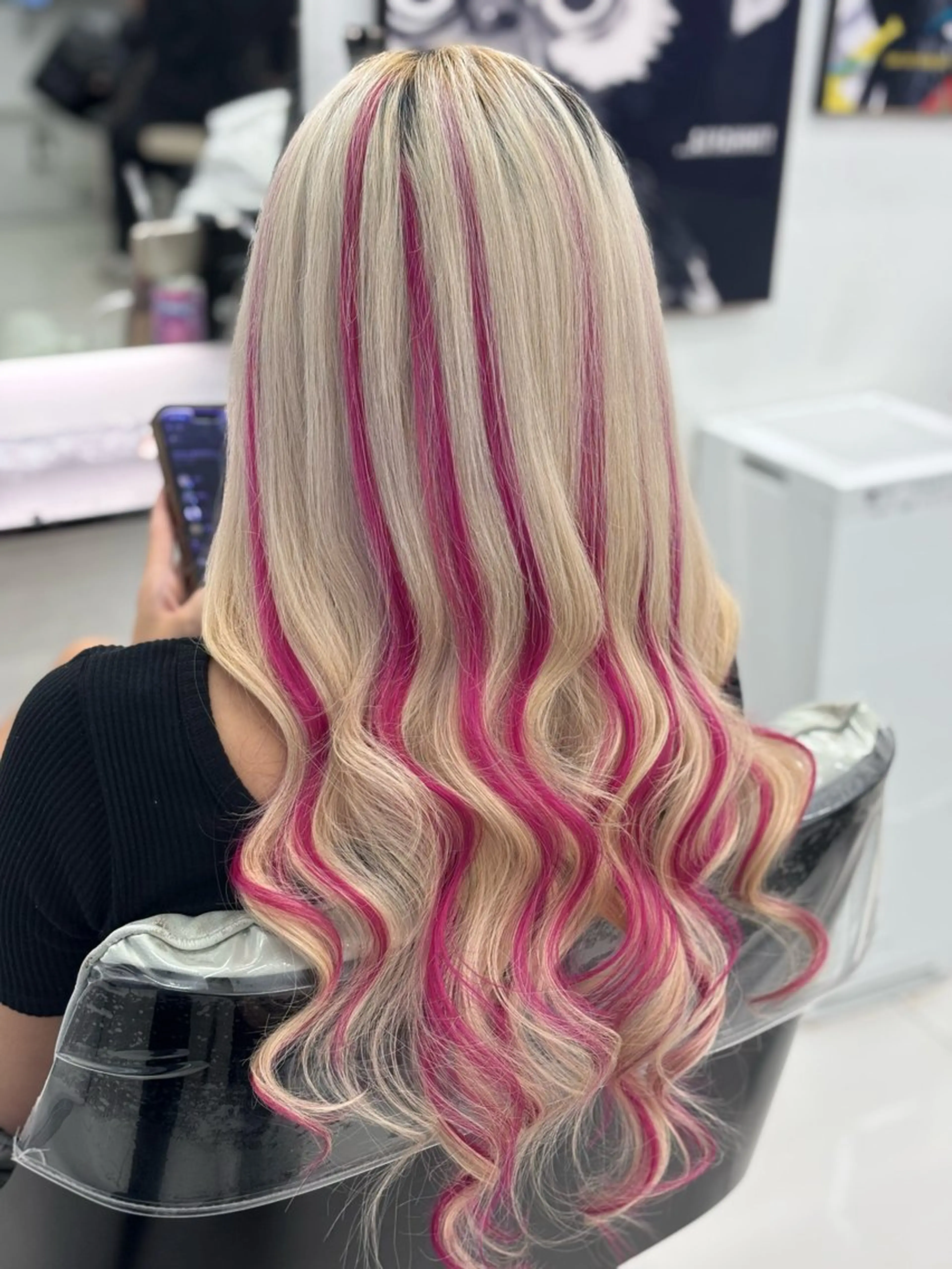 ロング エクステ 中村 海星のヘアスタイル